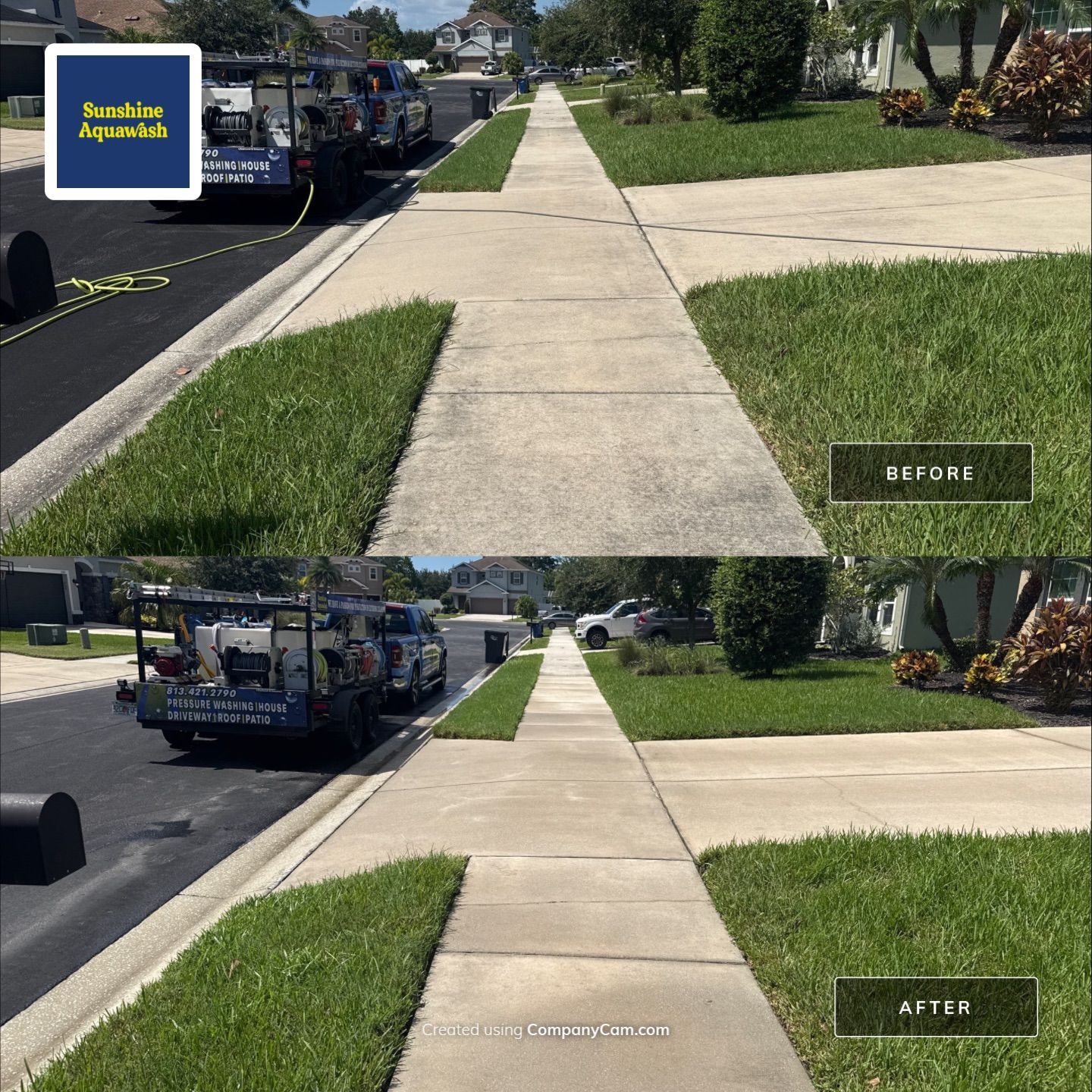 🏡 Full Exterior Cleaning – Old Mill Preserve, Palmetto, FL by Sunshine AquaWash