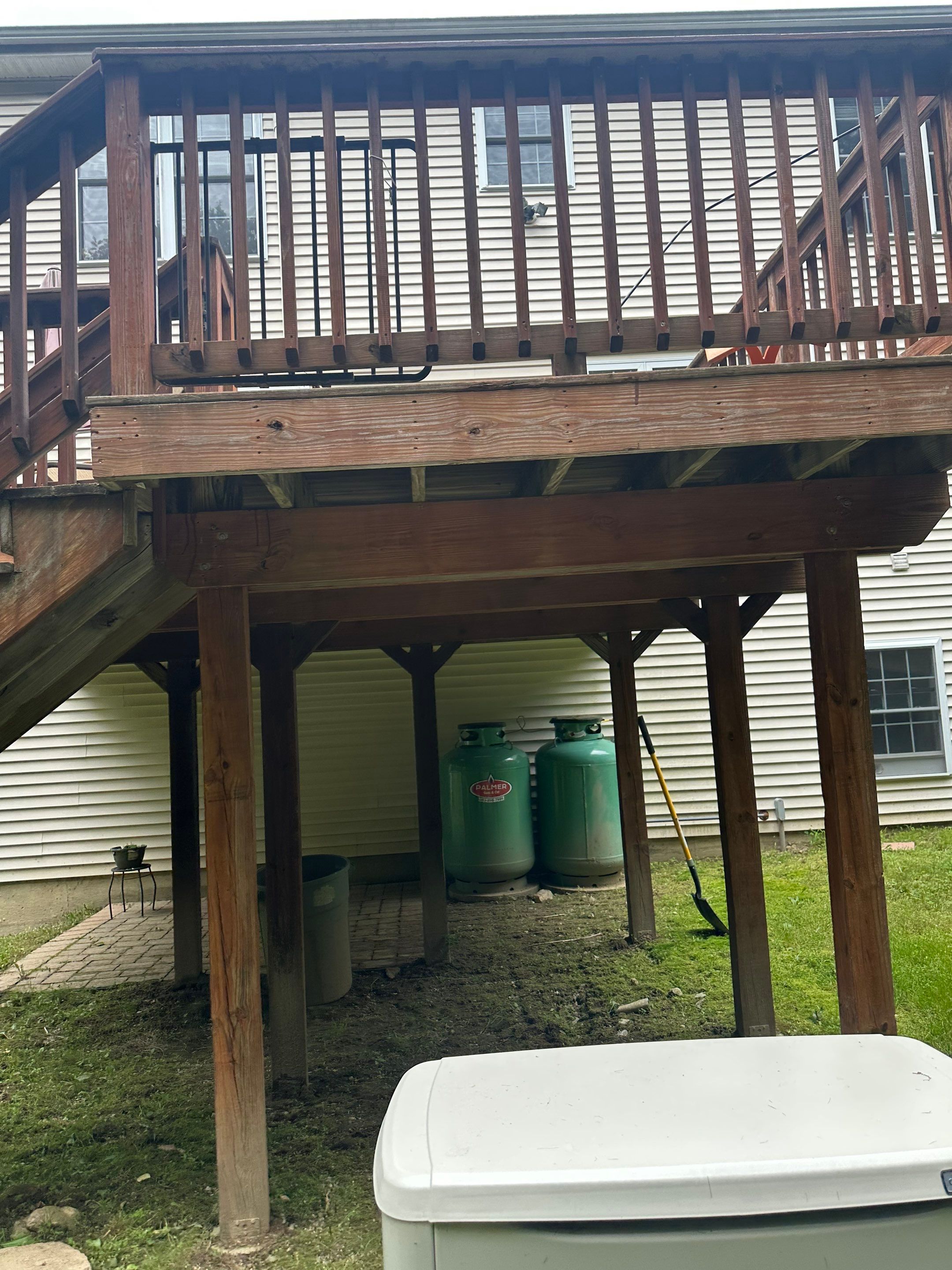 Nottingham Deck Demo - Three Season Build by Tall pine roofing