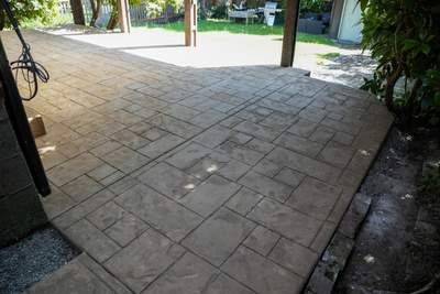 Stamped Concrete Patio | Seattle