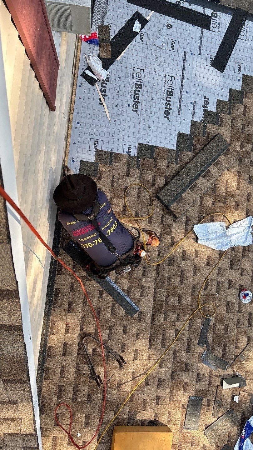 Roof Replacement and cover porch by Deerfield Roofing LLC