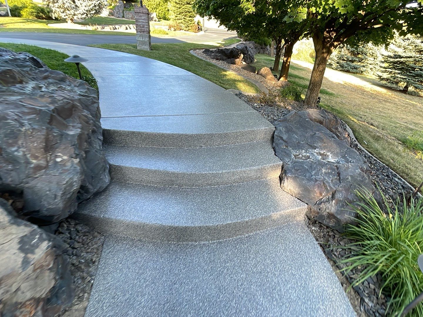 Driveway TransFLOORmation using Greystone 1/8" by Croc Coatings, LLC