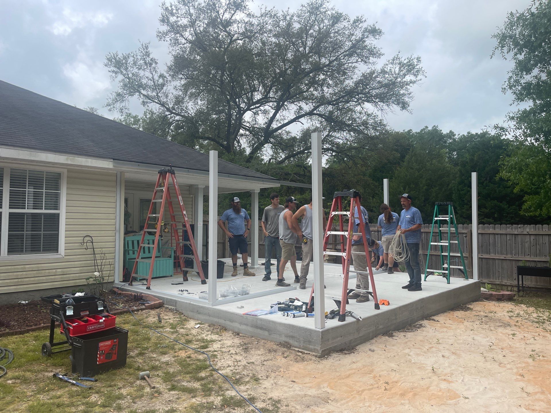 Milton Glass Room Using Colorbeam by Titan Sunrooms