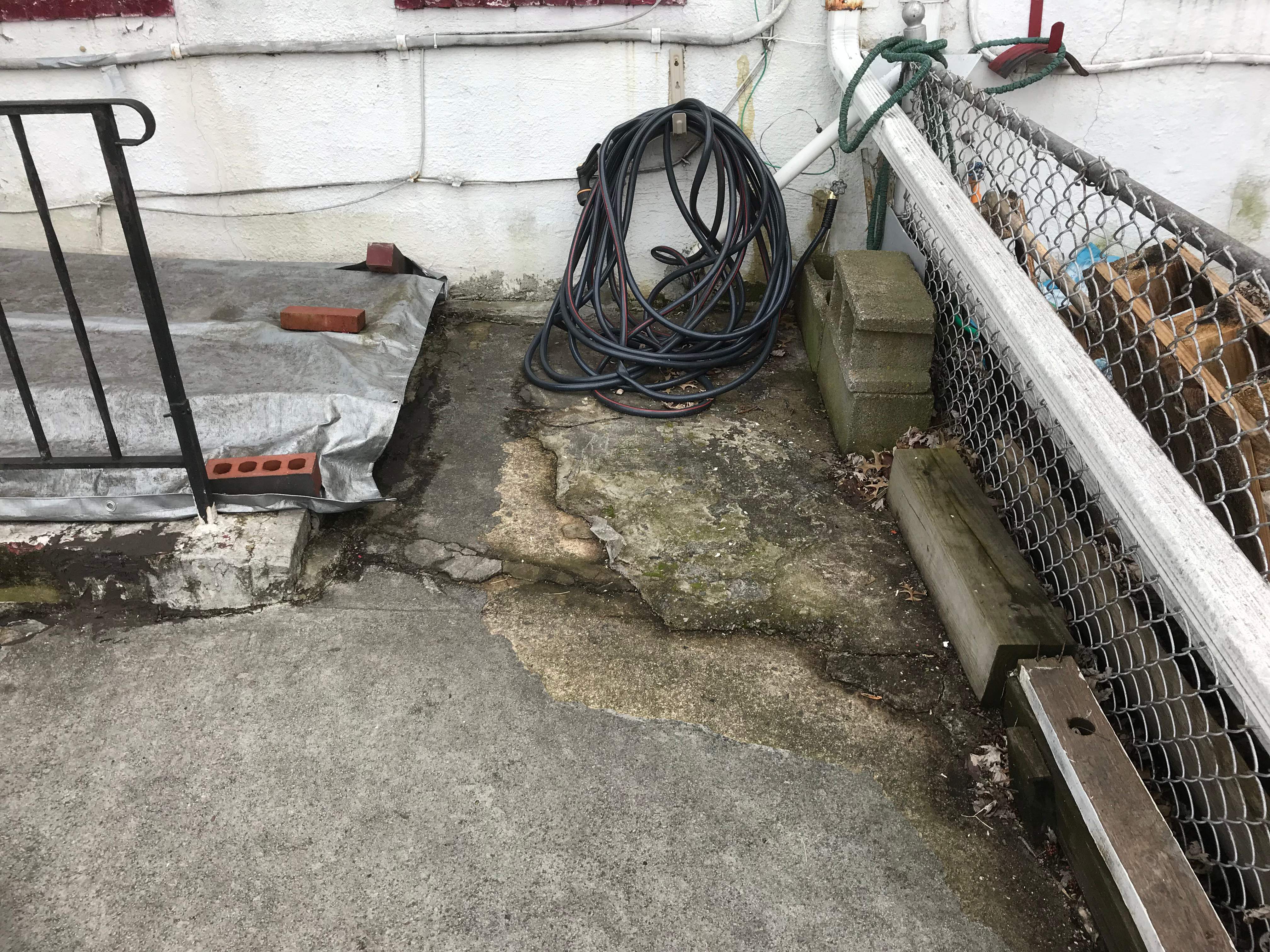 Driveway Repair  New Concrete Pad by Alpha Design Services