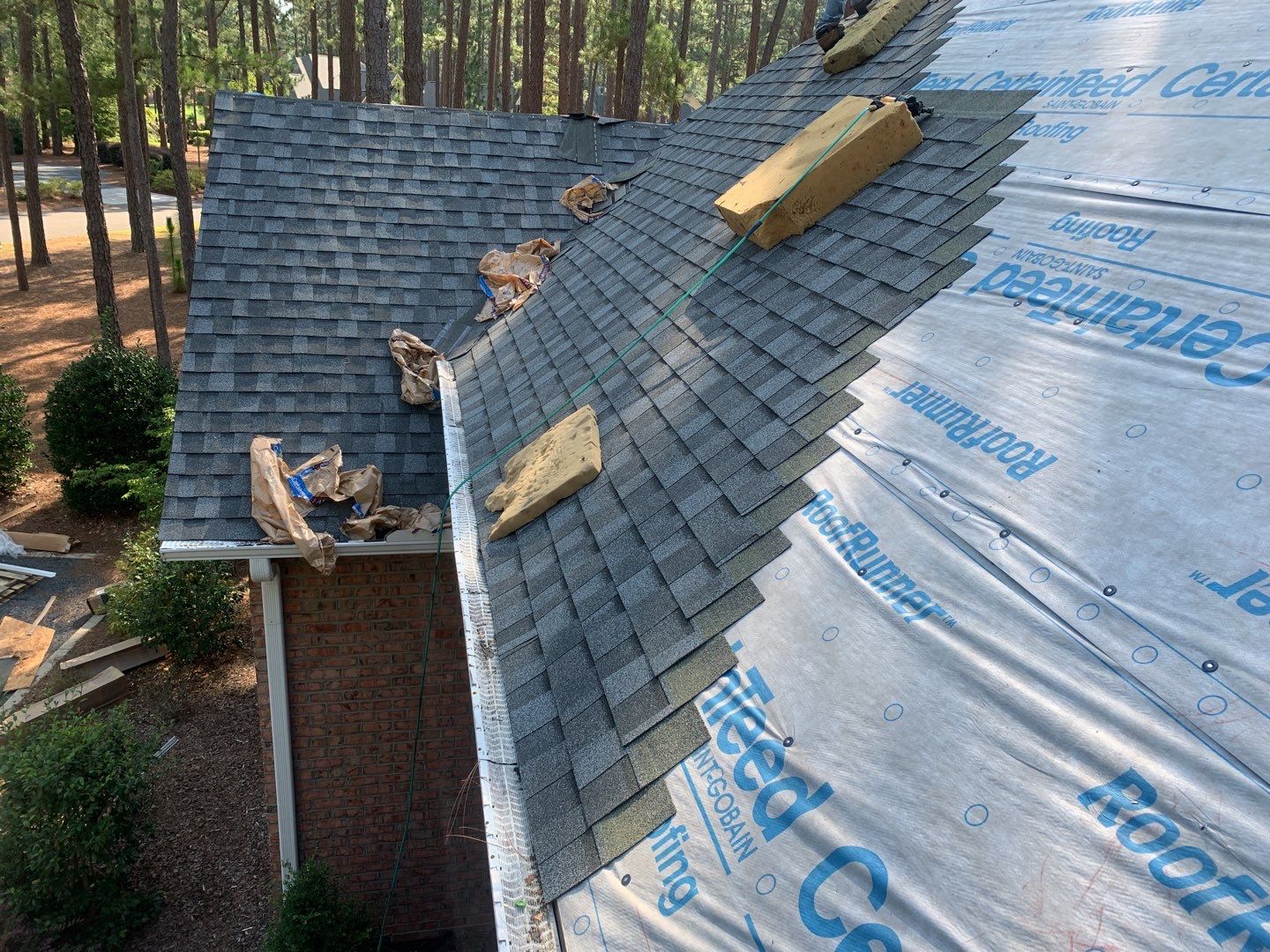 Hail Damaged Inspection / Repair / Re roof by American Roofing NC