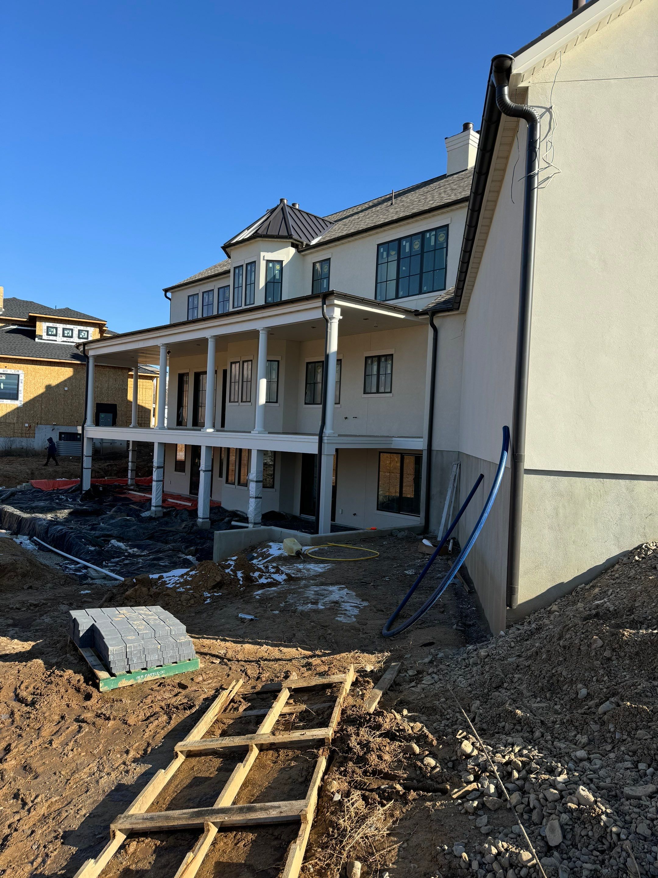 Project in Mapleton by Master Rain Gutters.