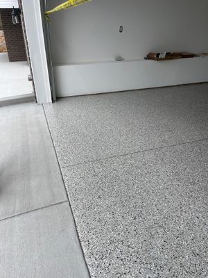 Garage Floor Coating using Cabin Fever