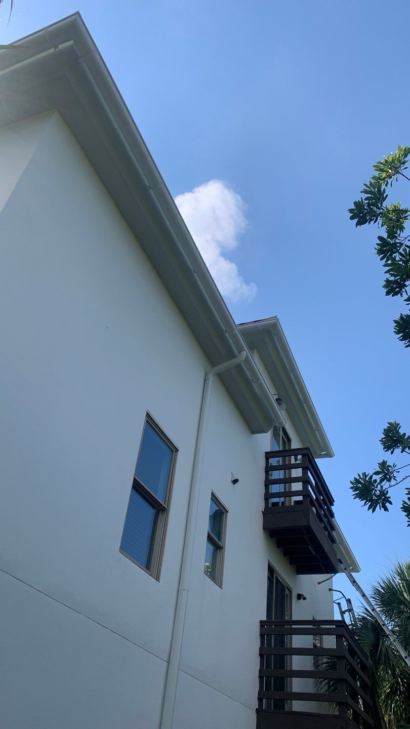 Seamless Gutter Installation using Galvanized Gutters by Gutter Professors