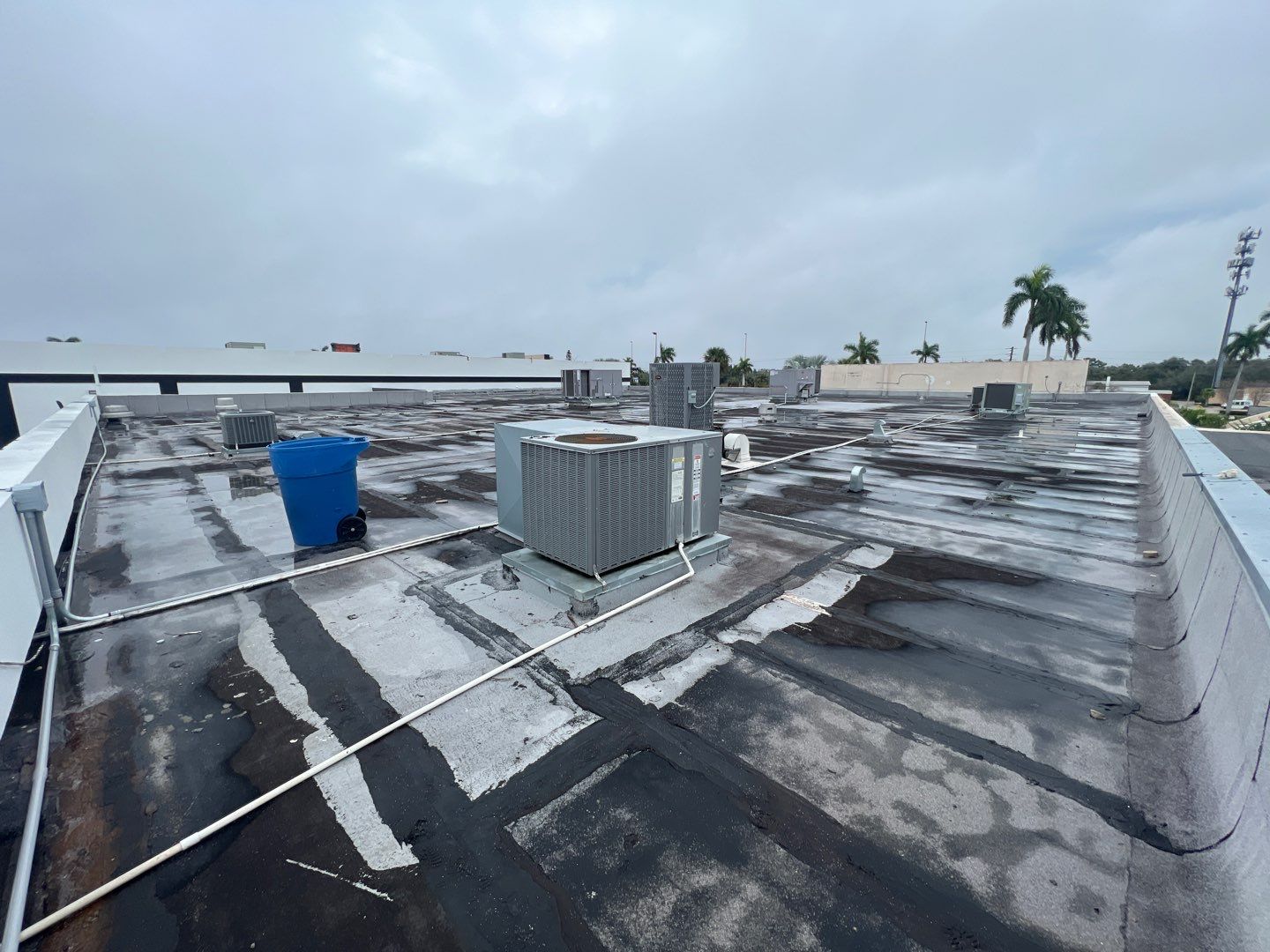Commercial Roofing Repair using Roof Sealant by Four Peaks Roofing