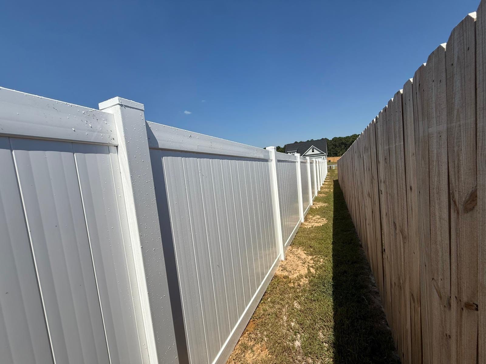 Hamilton Vinyl Privacy Project in Linden by Superior Fence and Rail