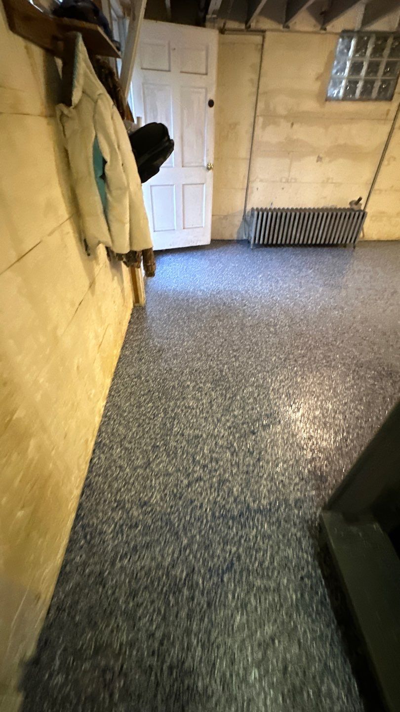 Gravel Basement Project in Leechburg by Floors in a Day, Inc