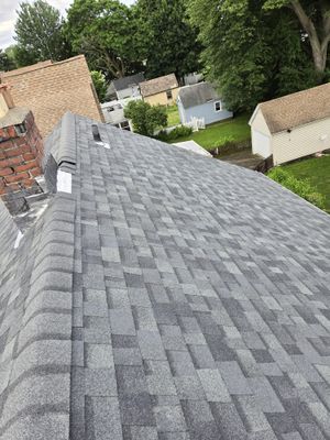 Residential Roofing Installation using Owens Corning TruDefinition Duration AR - Estate Gray