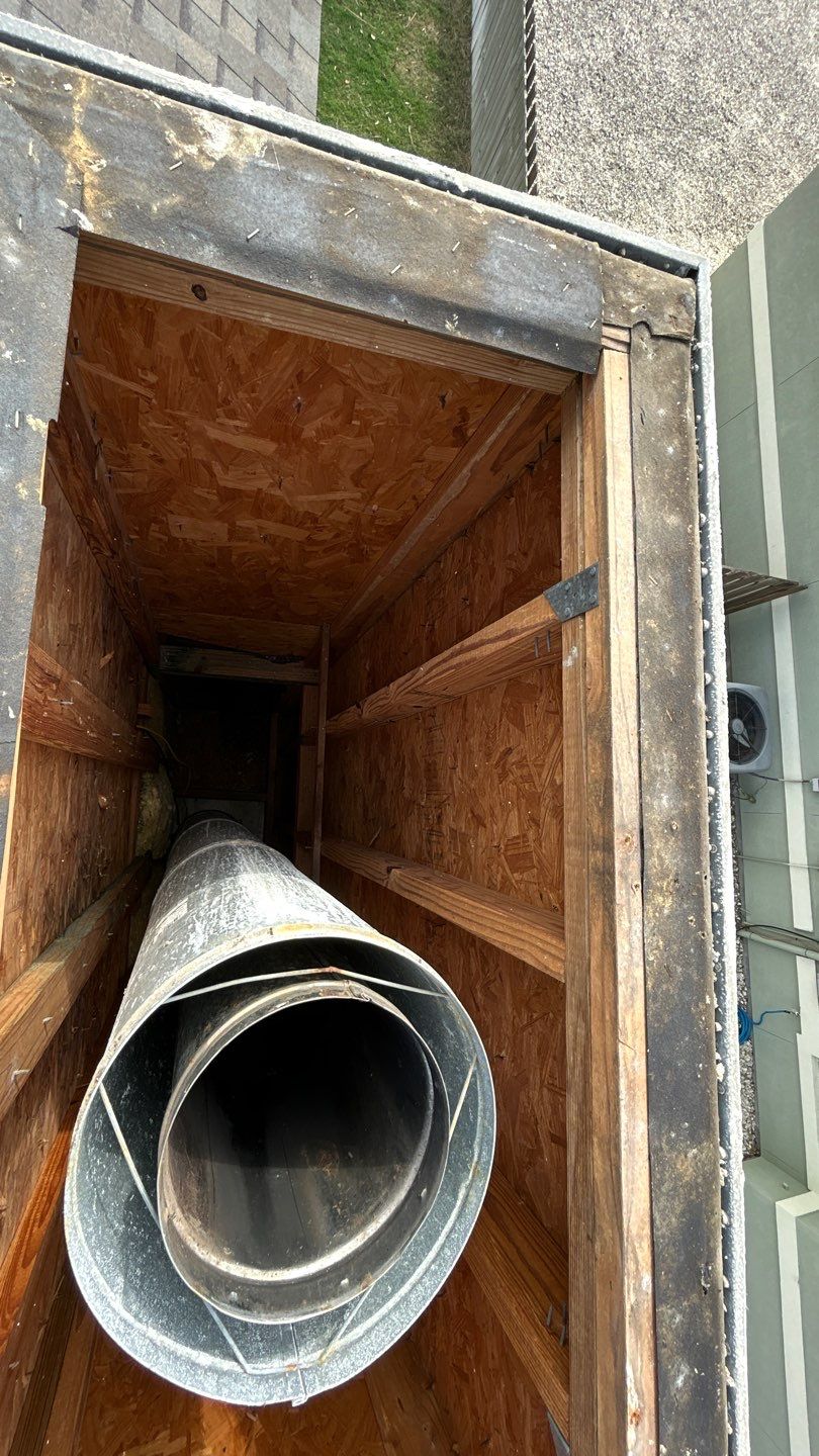 Chimney Cap & Chase Replacement using Galvanized Chimney Cap & Chase by Lighthouse Roofing