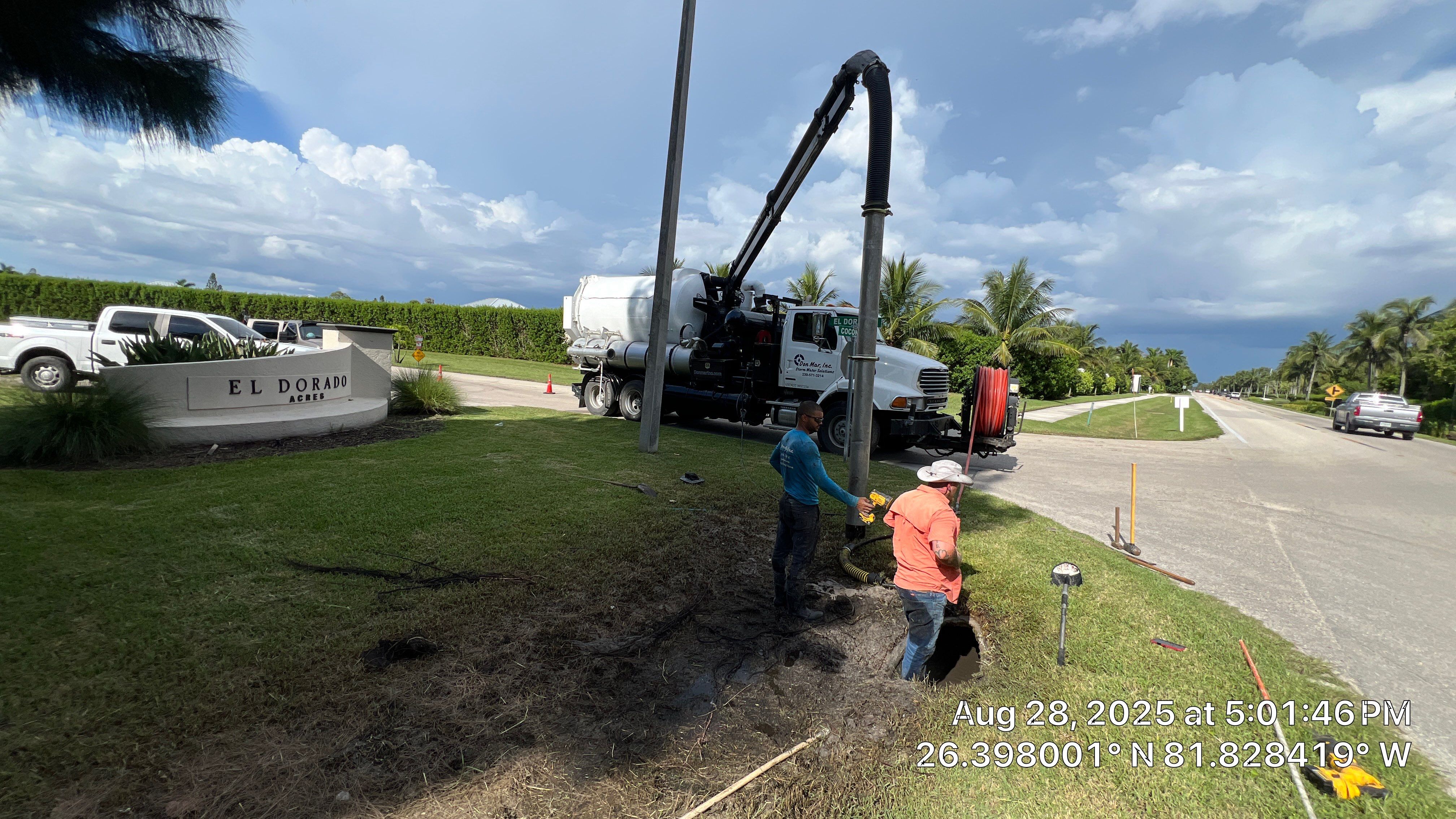 El Dorado/Coconut Rd Culvert Cleaning by Don Mar, Inc. Storm Water Solutions