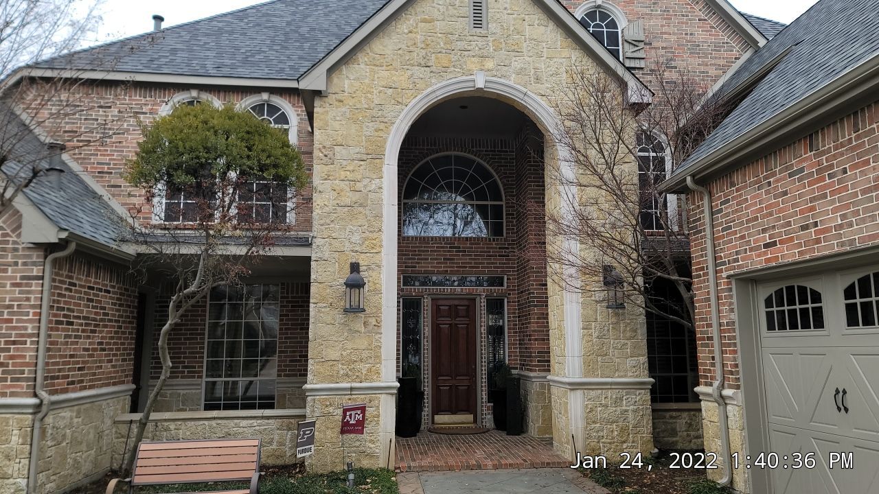 Insurance Claim Roof and Gutters using Owens Corning - Duration- Estate Gray -New Gutters - Exterior paint by Tex-Line Roofing