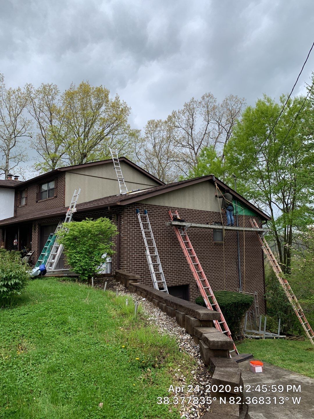Old to New Tudor Style Fiber Cement Update  by Secure Construction Company Inc