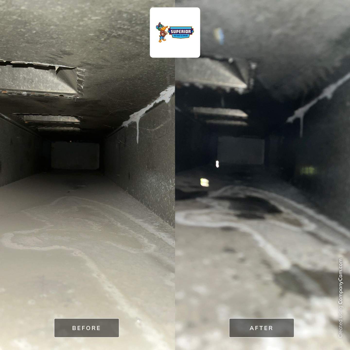 Air Duct Cleaning With a Vacuum Truck in Rochester, PA by Superior Air Duct Cleaning