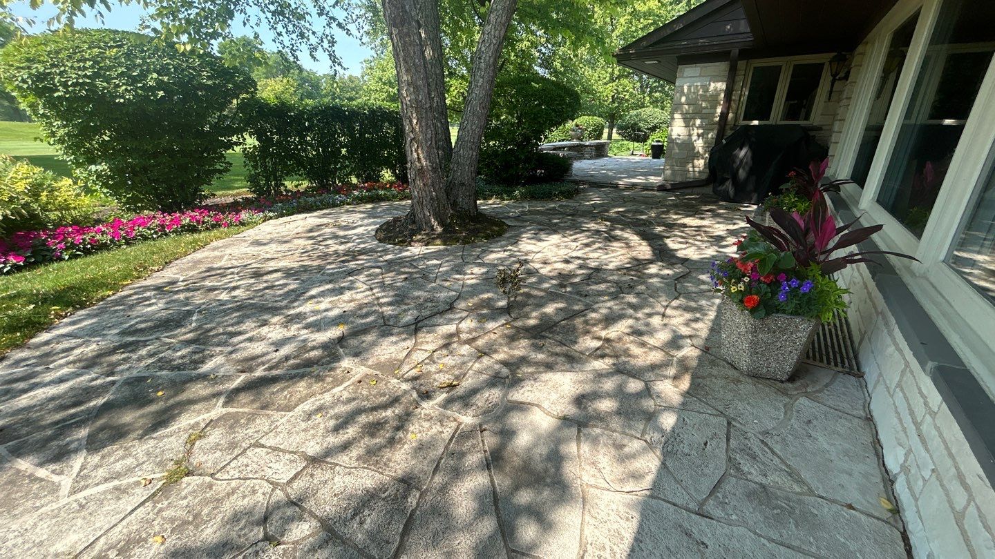 Brick paver clean, sand and seal.  using Surebond SB-1300 by Northern Power Washing LLC.