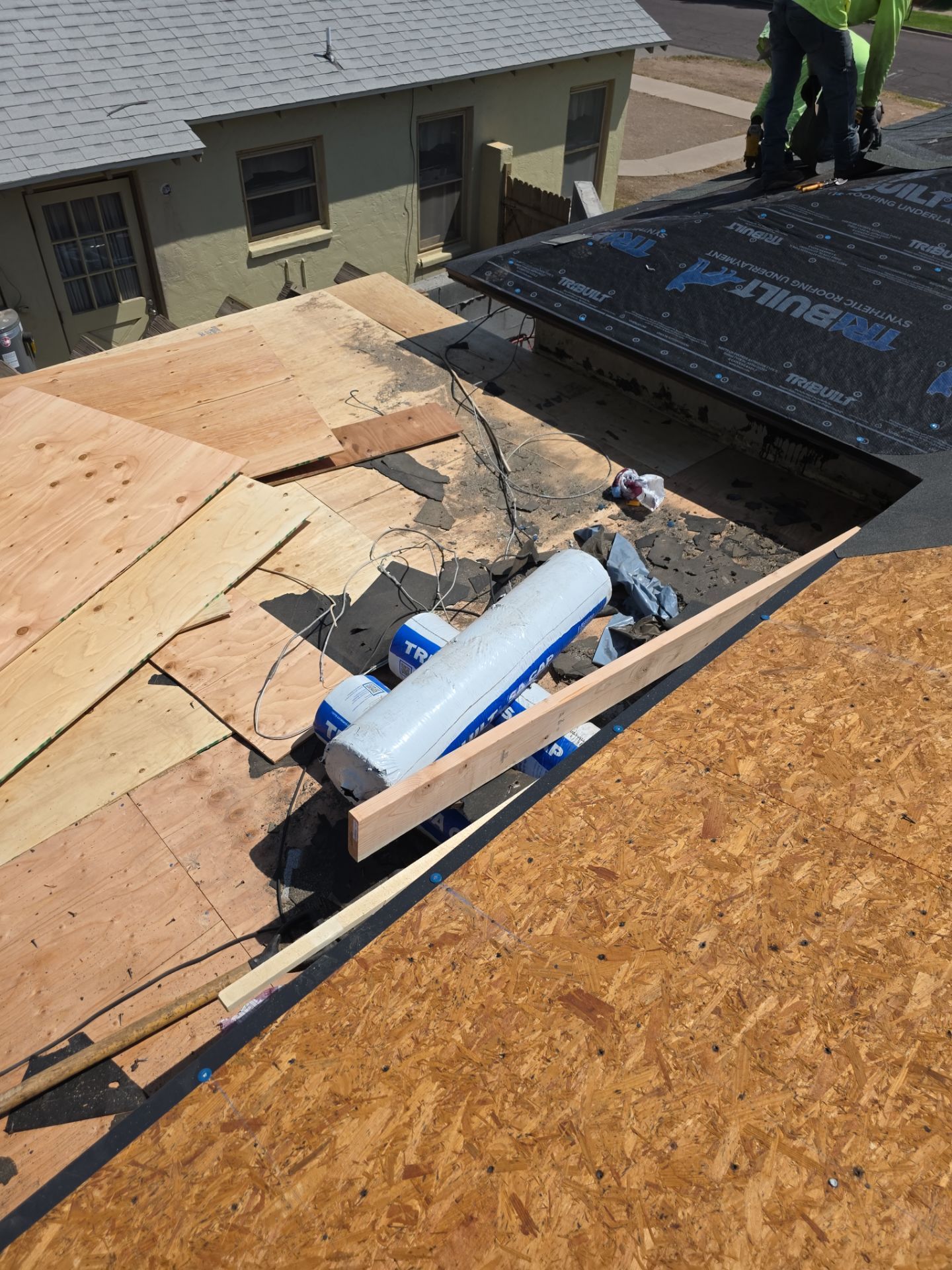Residential Roof Install using GAF by Weather-Tite Roofing