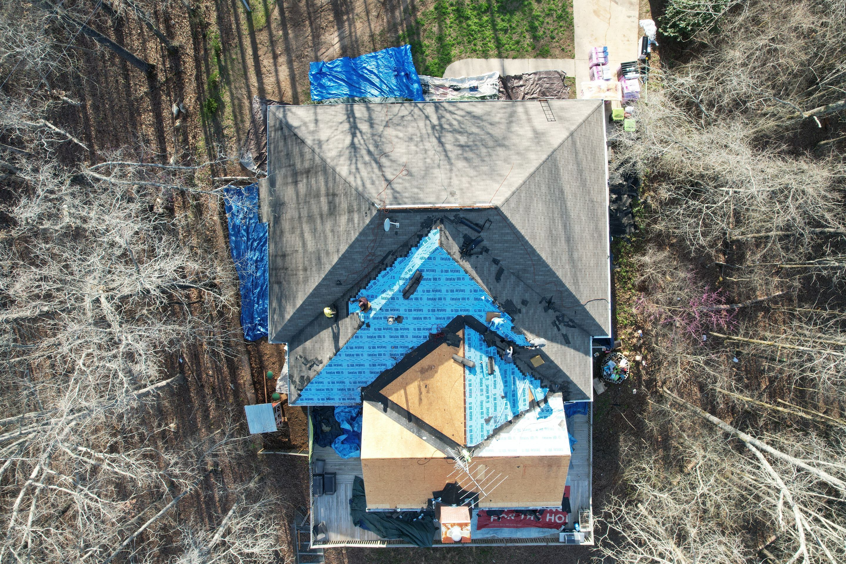 Residential Roofing Installation using Owens Corning by Inspector Roofing and Restoration