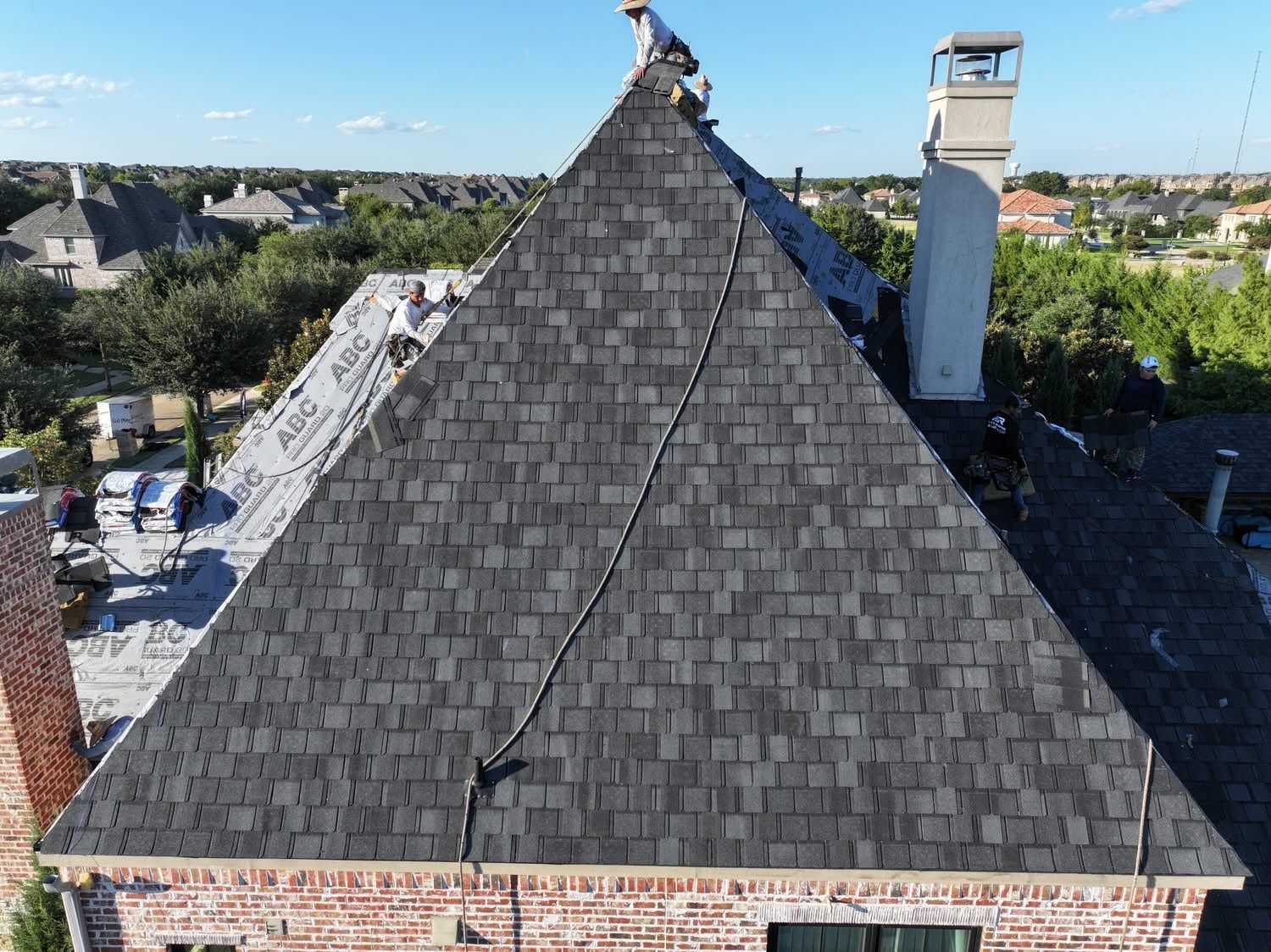 Residential Roof Replacement using CERTAINTEED BELMONT IR BLACK GRANITE by Elite Roofing LLC