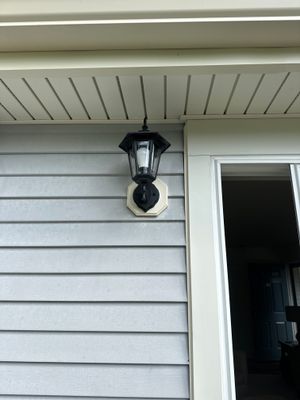 New Switches & Exterior Lantern