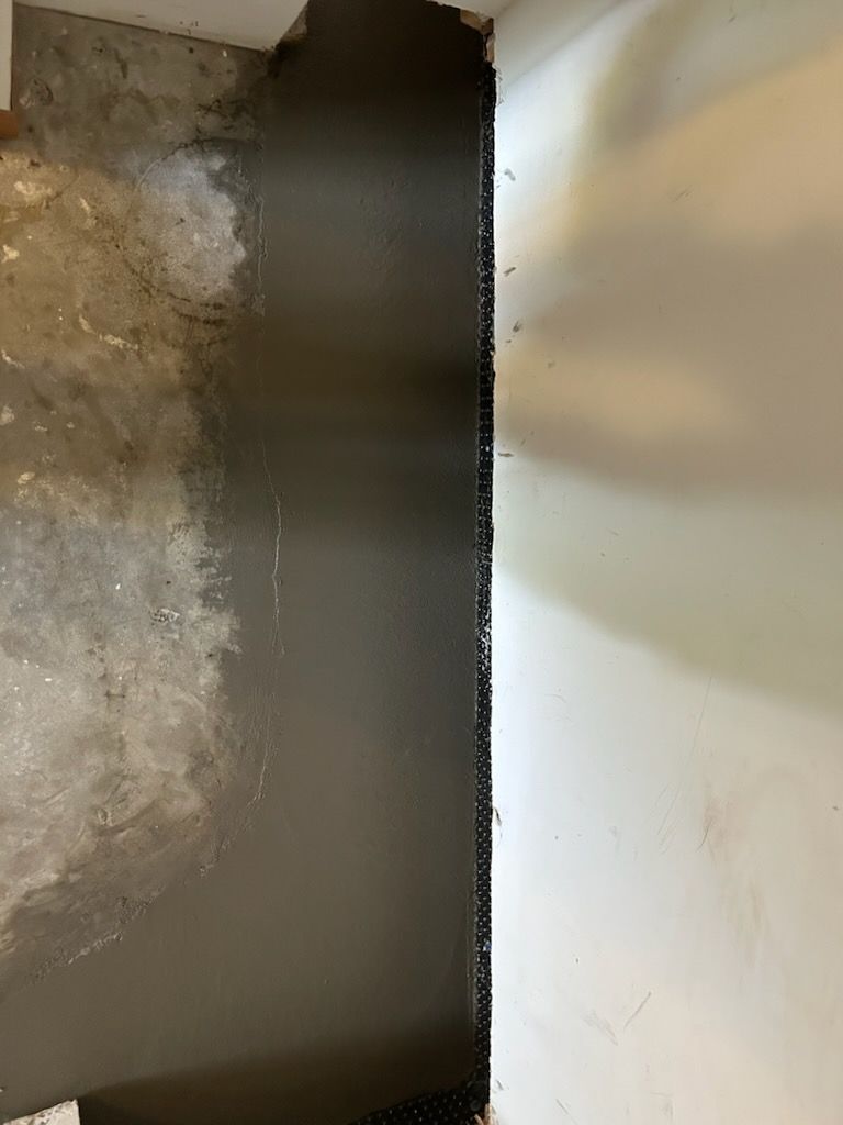 Retrofitting Drainage Board into an Existing Drain Tile System by Waterproofing Northeast