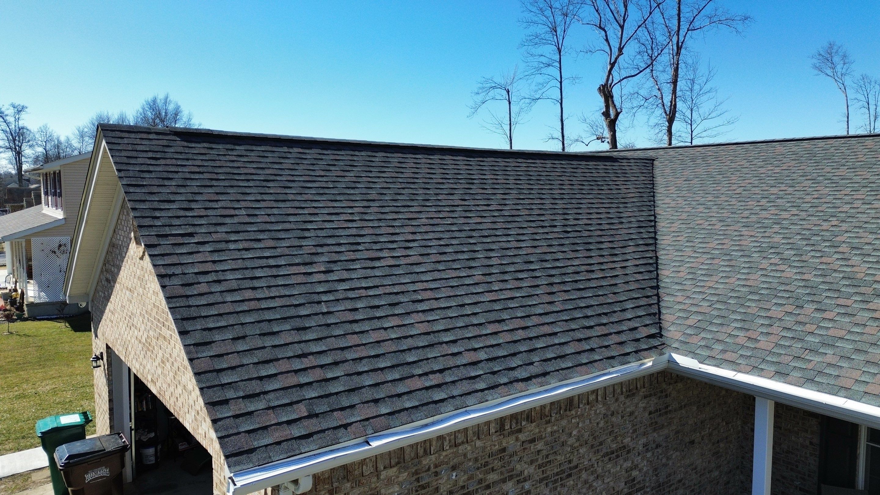 Residential Roofing Installation using Timberline HDZ Shingles - Williamsburg Slate by RoofX 