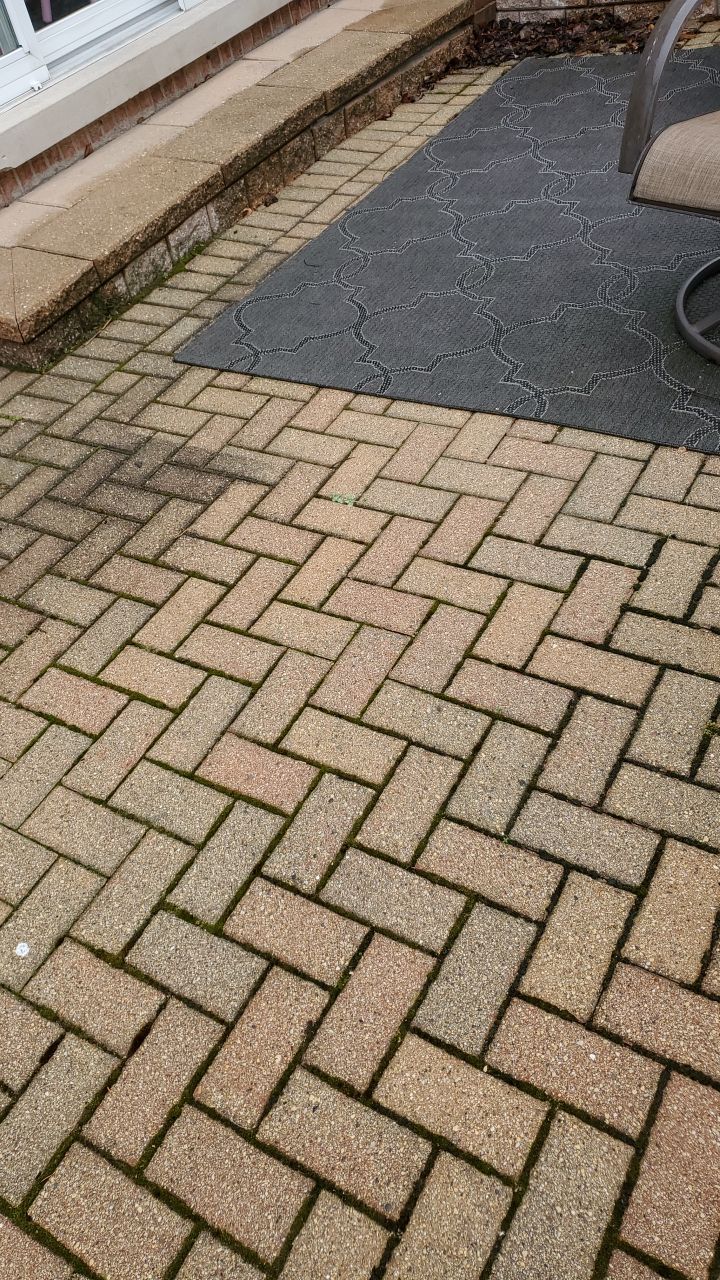 Brick paver clean, sand and seal.  using Surebond SB-1300 by Northern Power Washing LLC.
