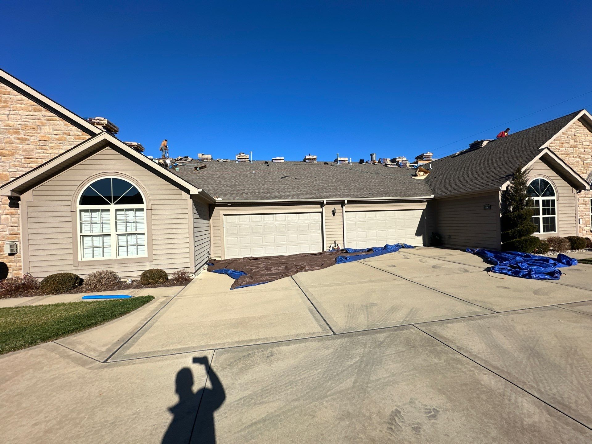 Installation of New Roof by H&F Exteriors