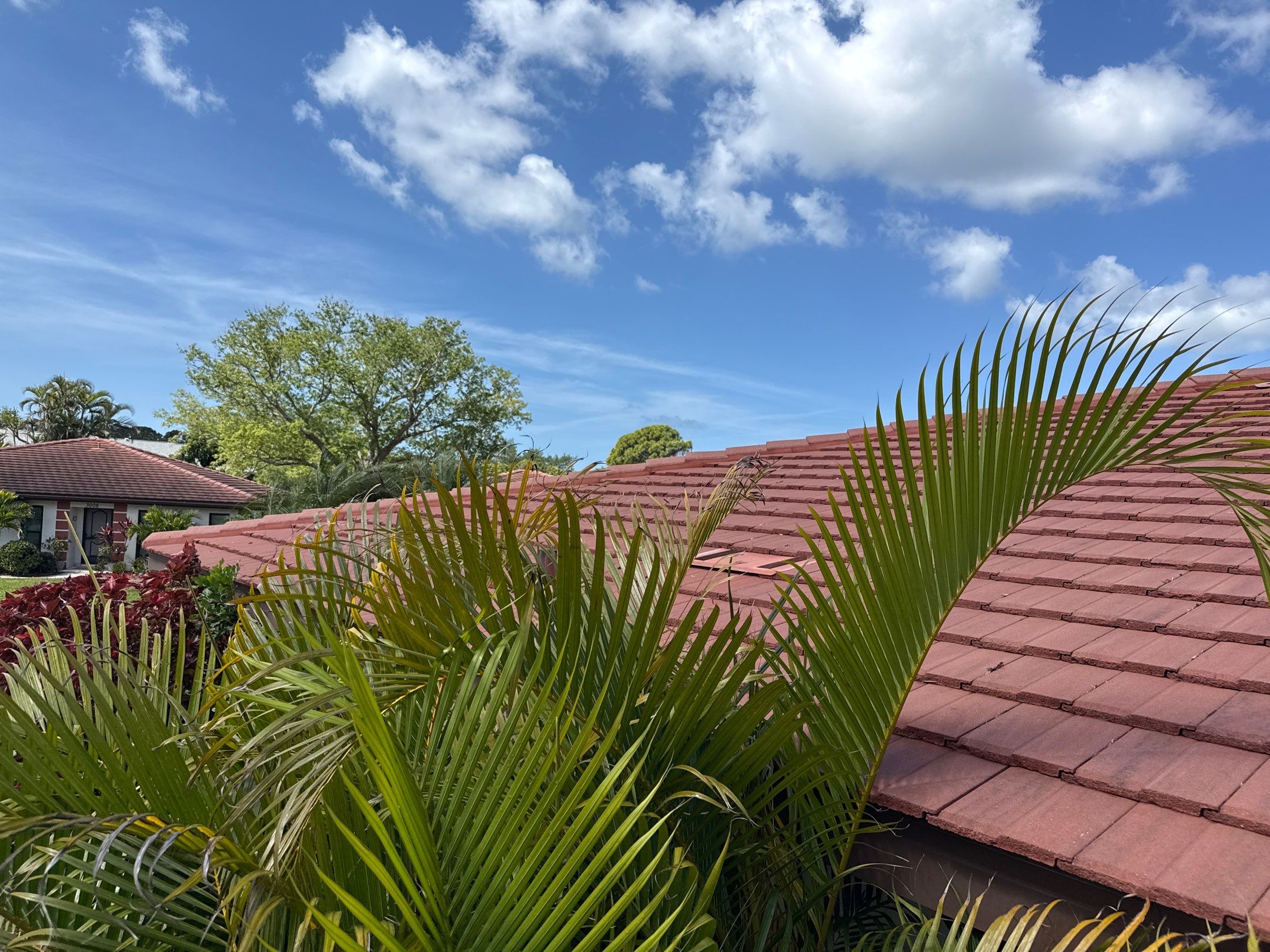 Tile Roof Cleaning in Vivienda at Bradenton, FL | No Roof Walking Method by Sunshine AquaWash