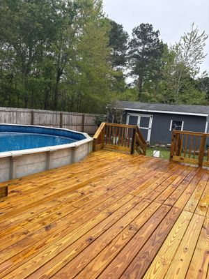 Deck using Wood Sealant