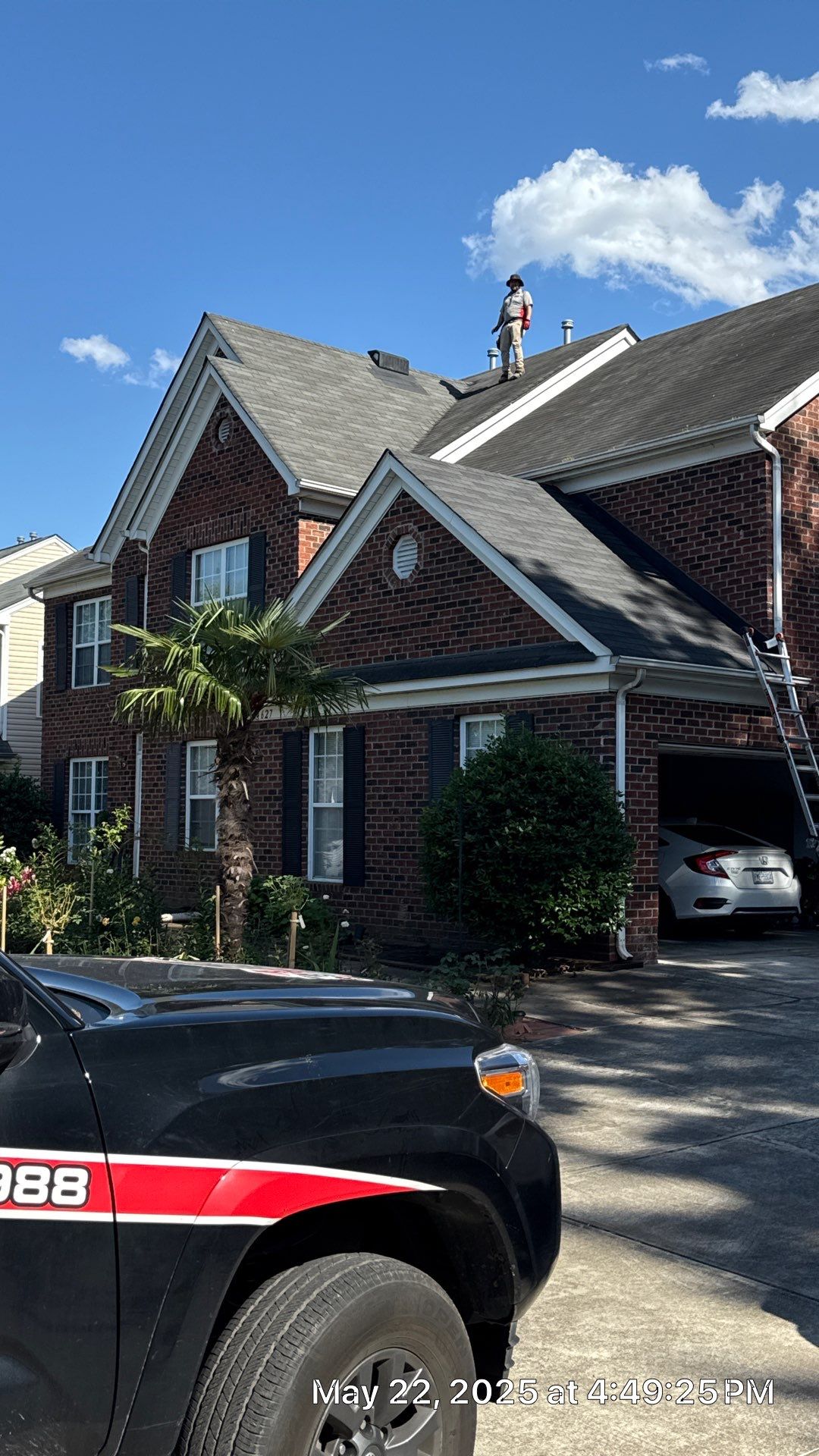 Roof replacement and interior repair by hail and wind damage by Just Brilliant Restoration JBR