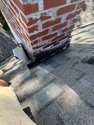 Brick Chimney Flashing and Roof Repair in Kansas City
