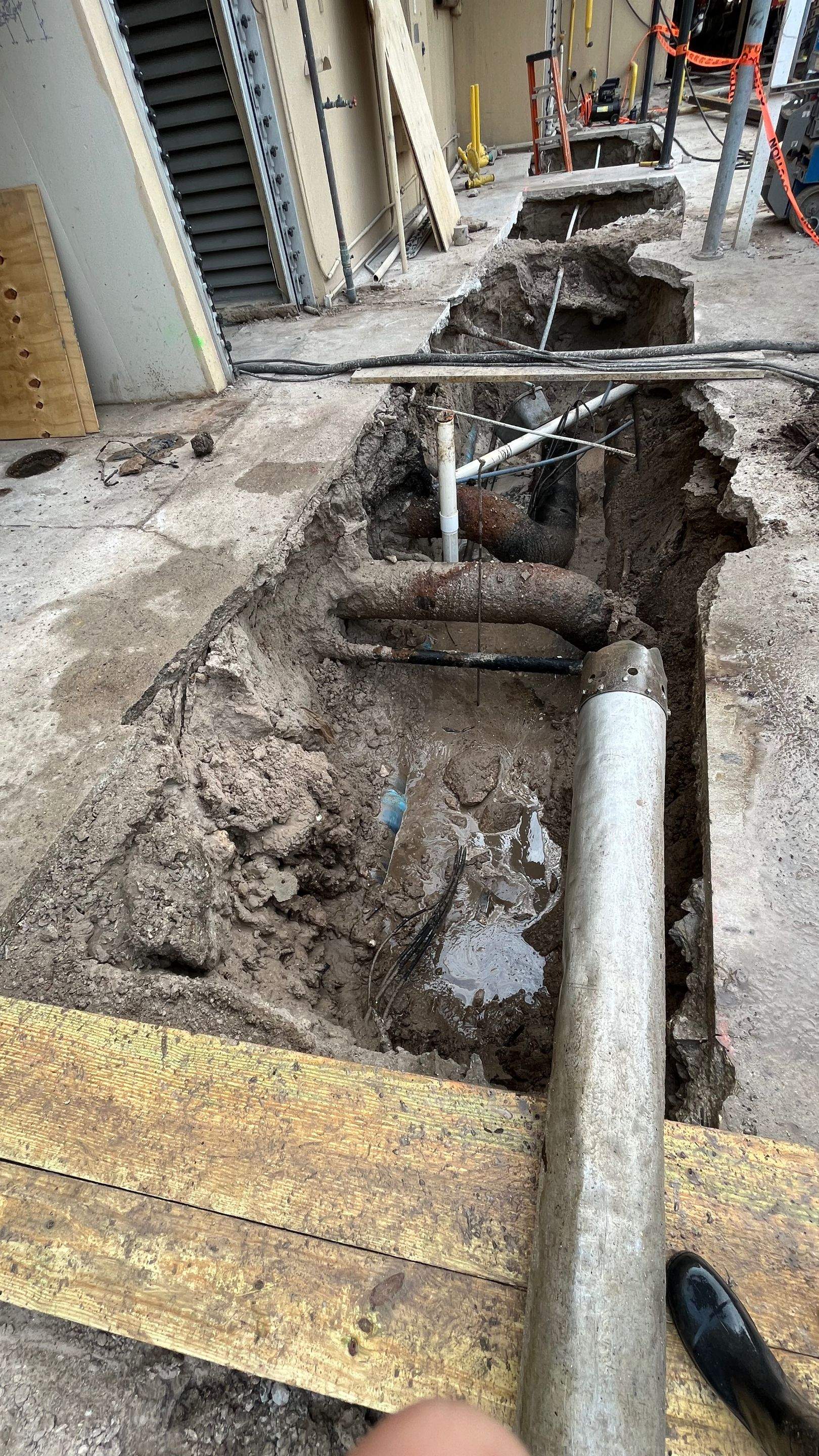 Ritz-Carlton NW Service Area Daylighting by Don Mar, Inc. Storm Water Solutions
