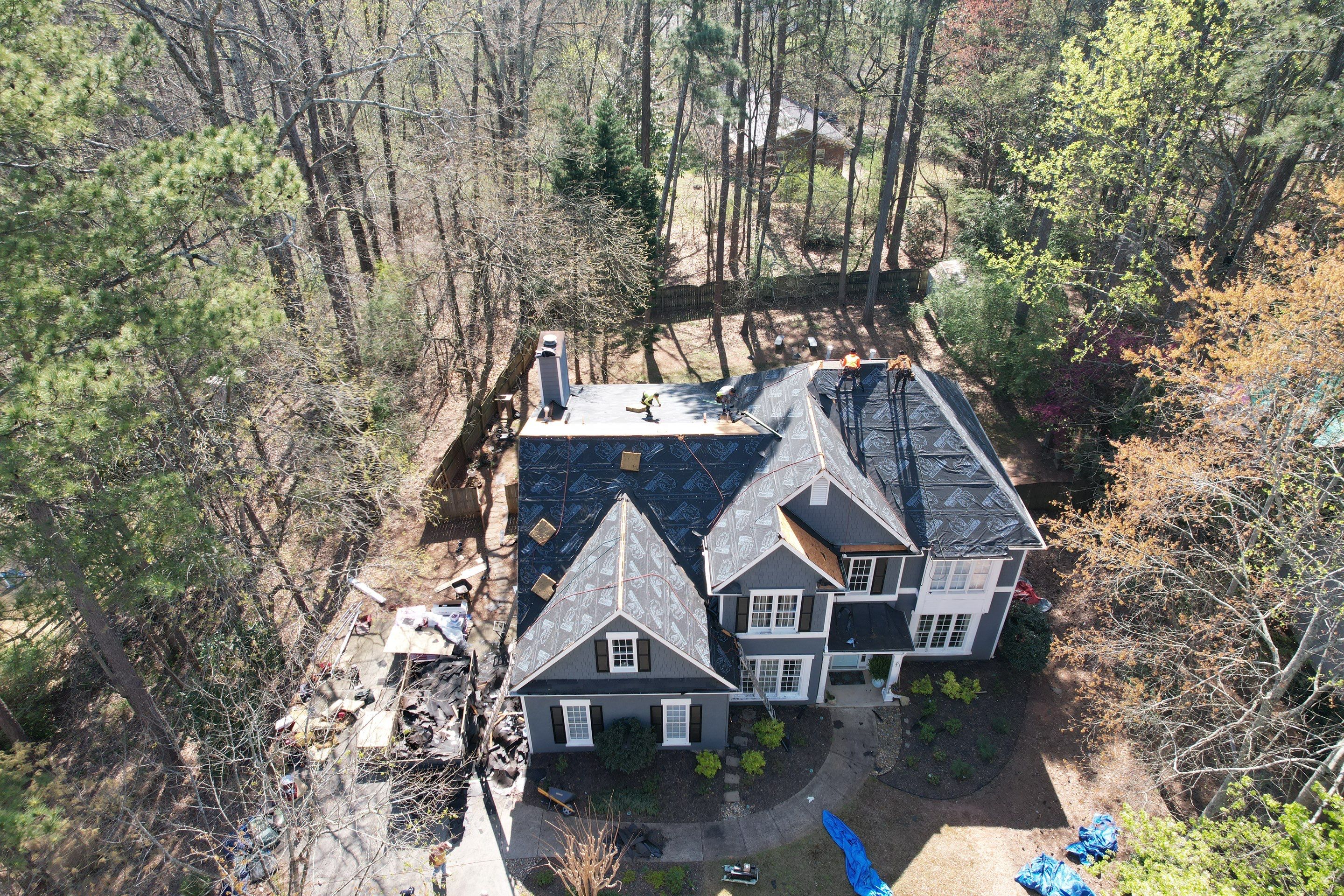 Residential Roofing Installation using Owens Corning by Inspector Roofing and Restoration