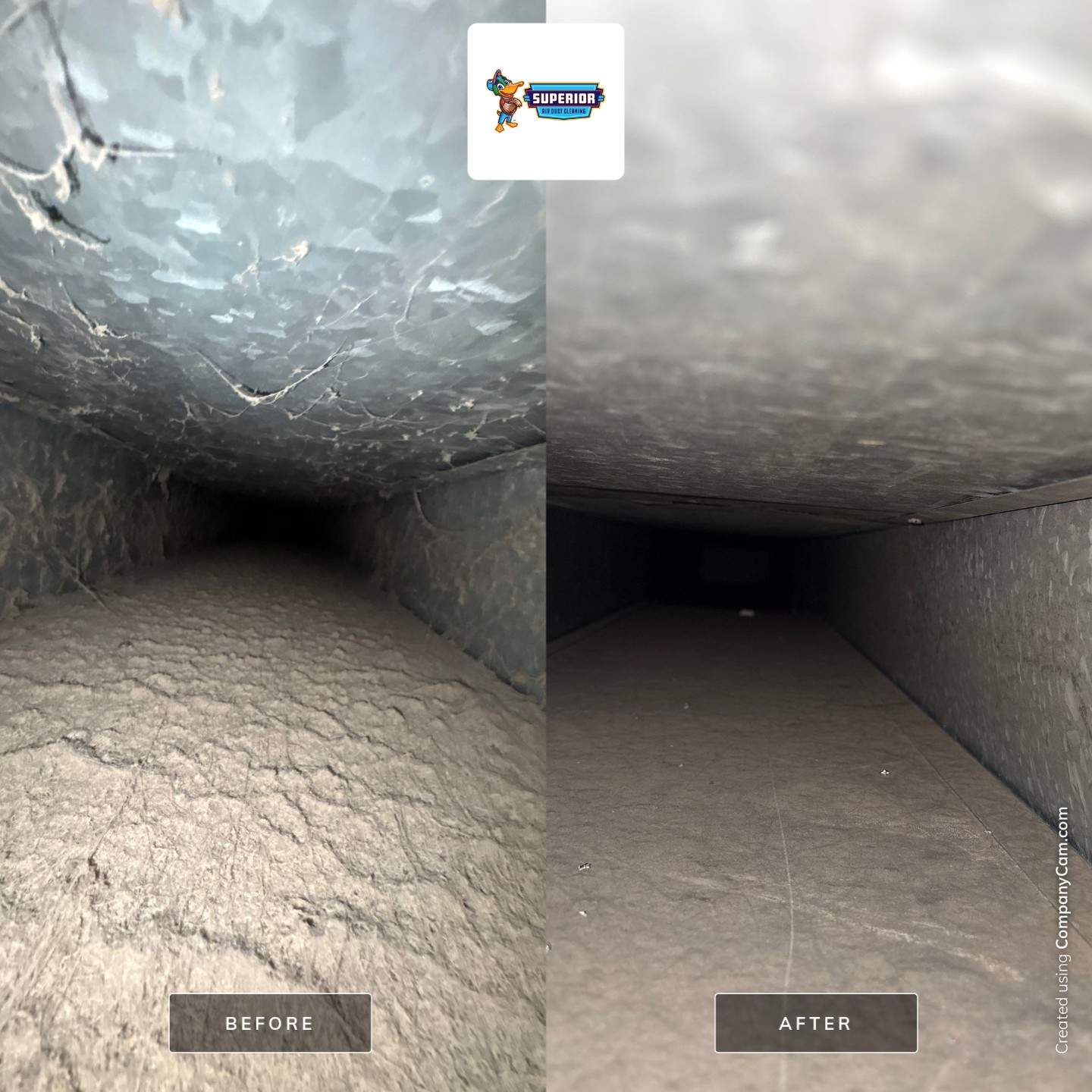 Air Duct Cleaning With a Vacuum Truck in Austintown, OH by Superior Air Duct Cleaning