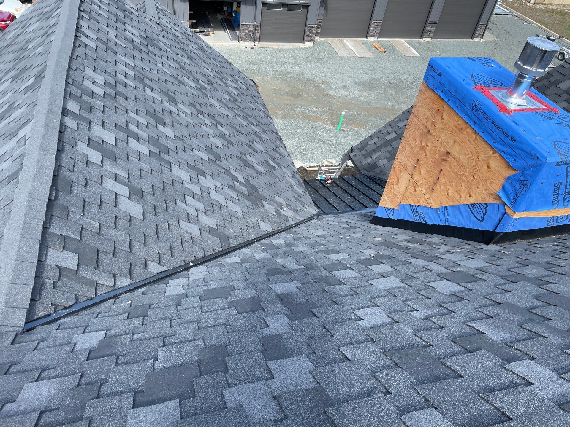 Residential Roofing Installation using Laplock PSU  (Peel N Stick) by Top Notch Roofing Inc