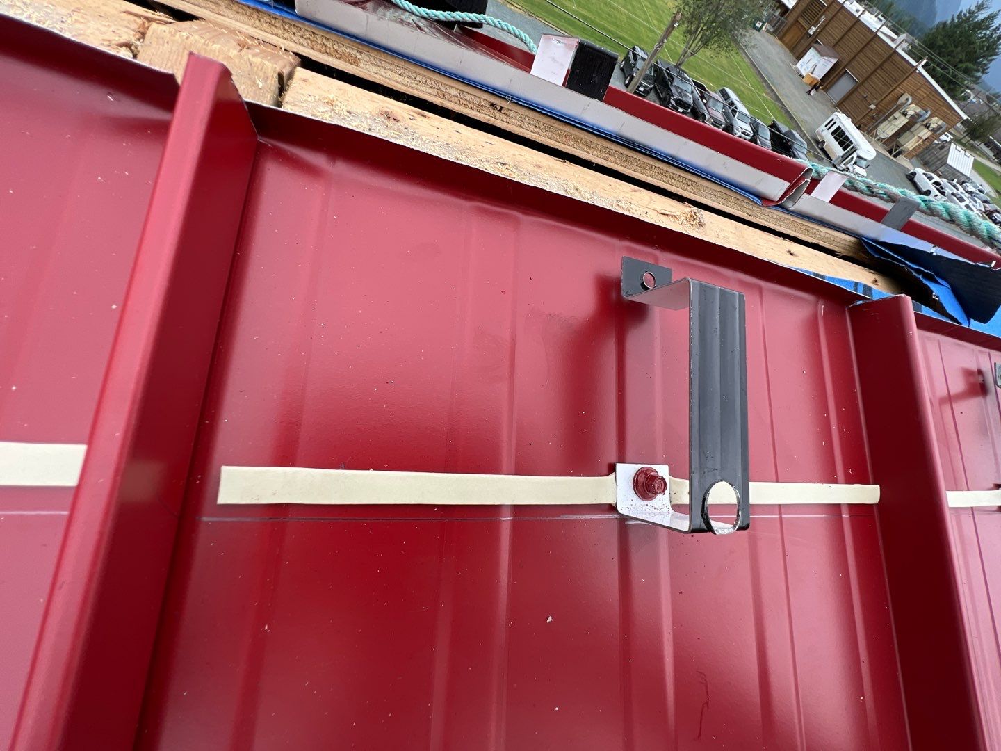 Commercial Roofing Installation using 12" Prolok metal  by Top Notch Roofing Inc