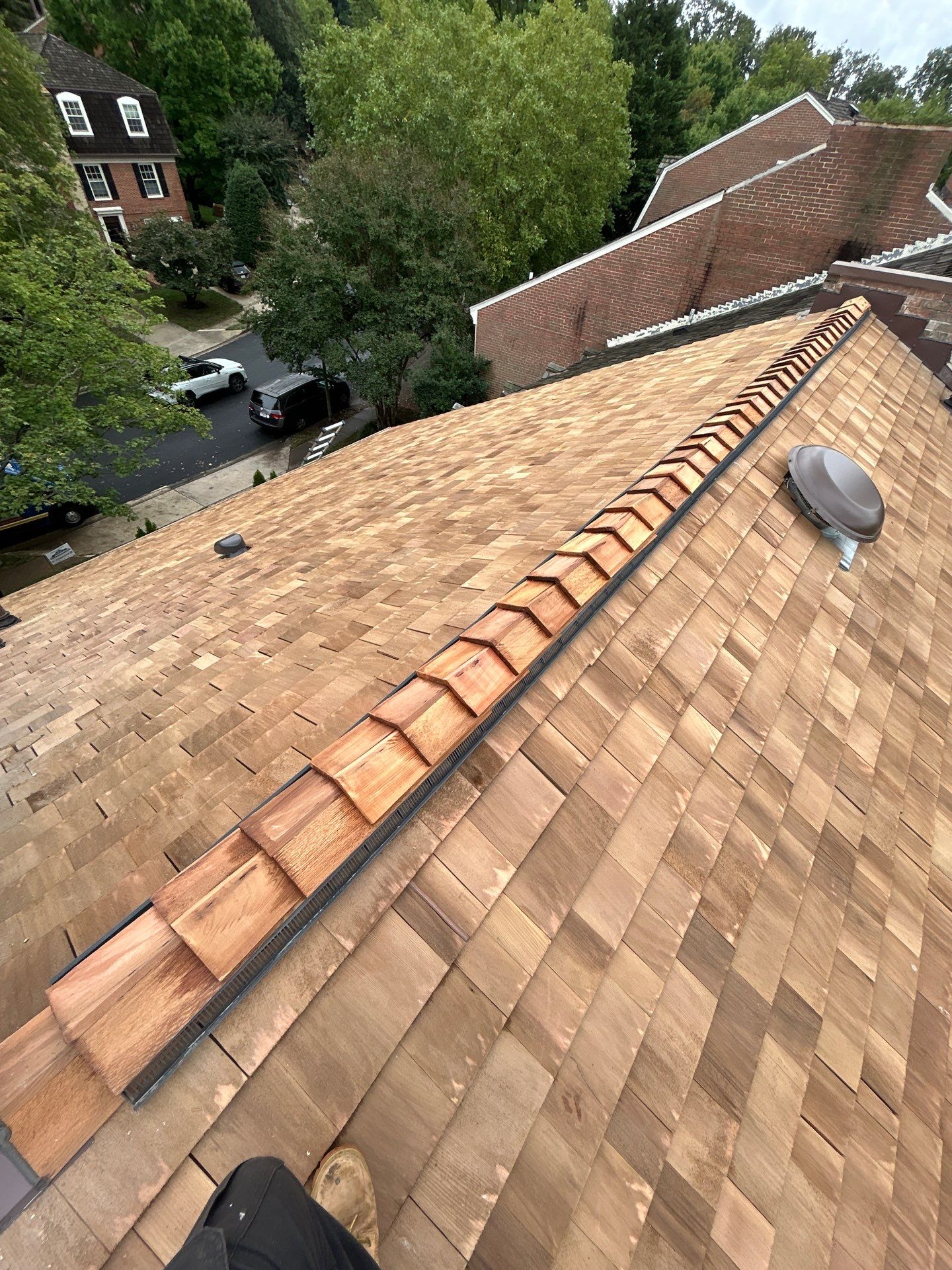 Arlington: Residential Roof Replacement with Perfection CCA-Treated Cedar Shakes by RM Banning, Inc.