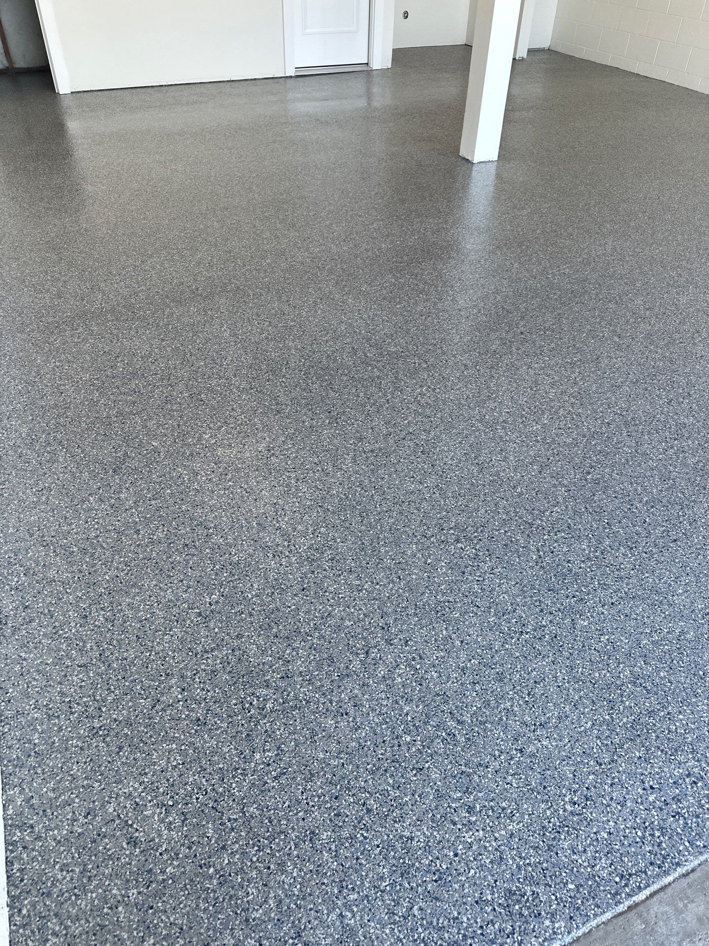 Cayucos Garage Floor Epoxy Coating with Moisture Vapor Barrier by MGP Coatings
