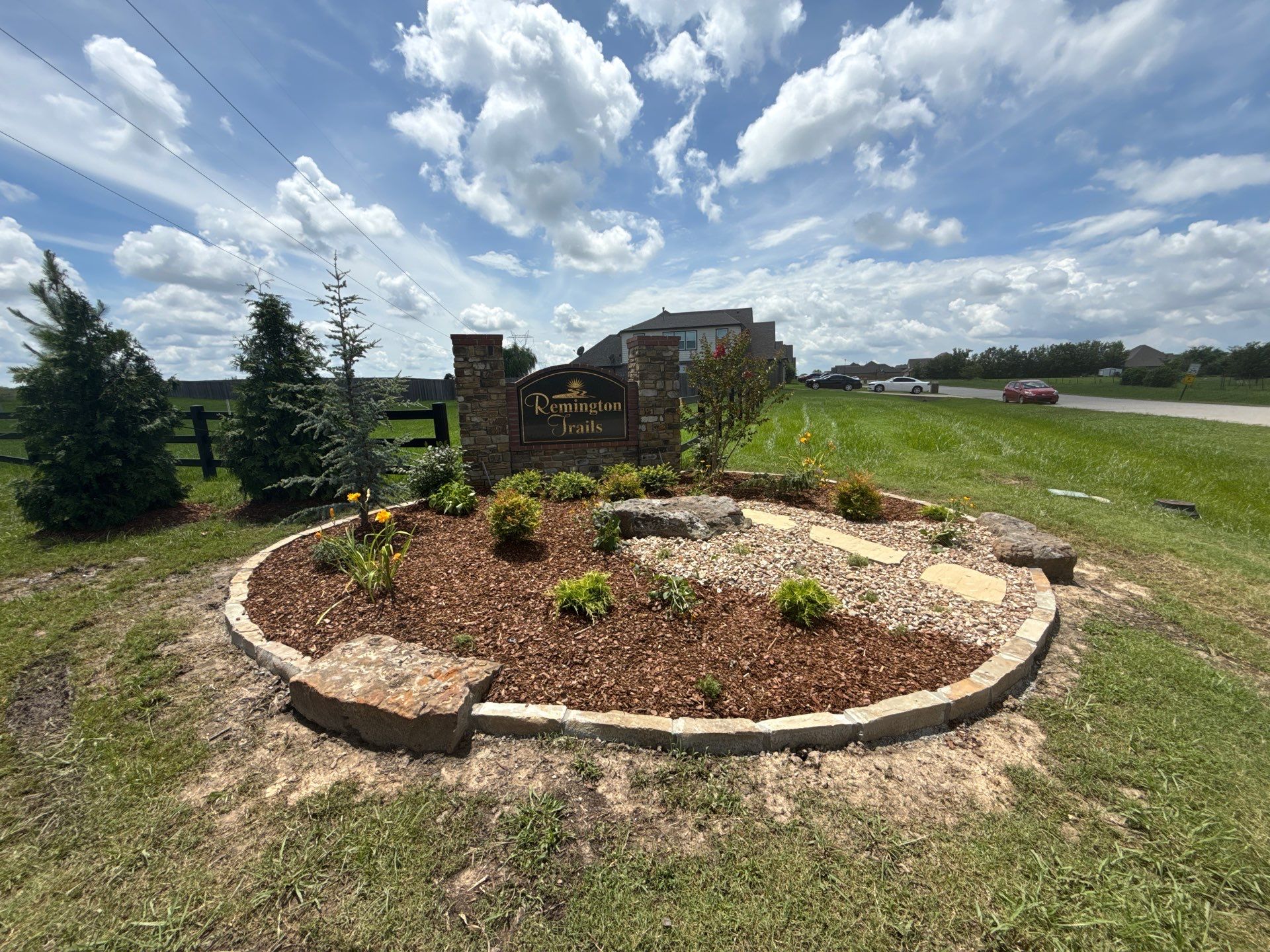 Project in Broken Arrow by Greenscapes Outdoor