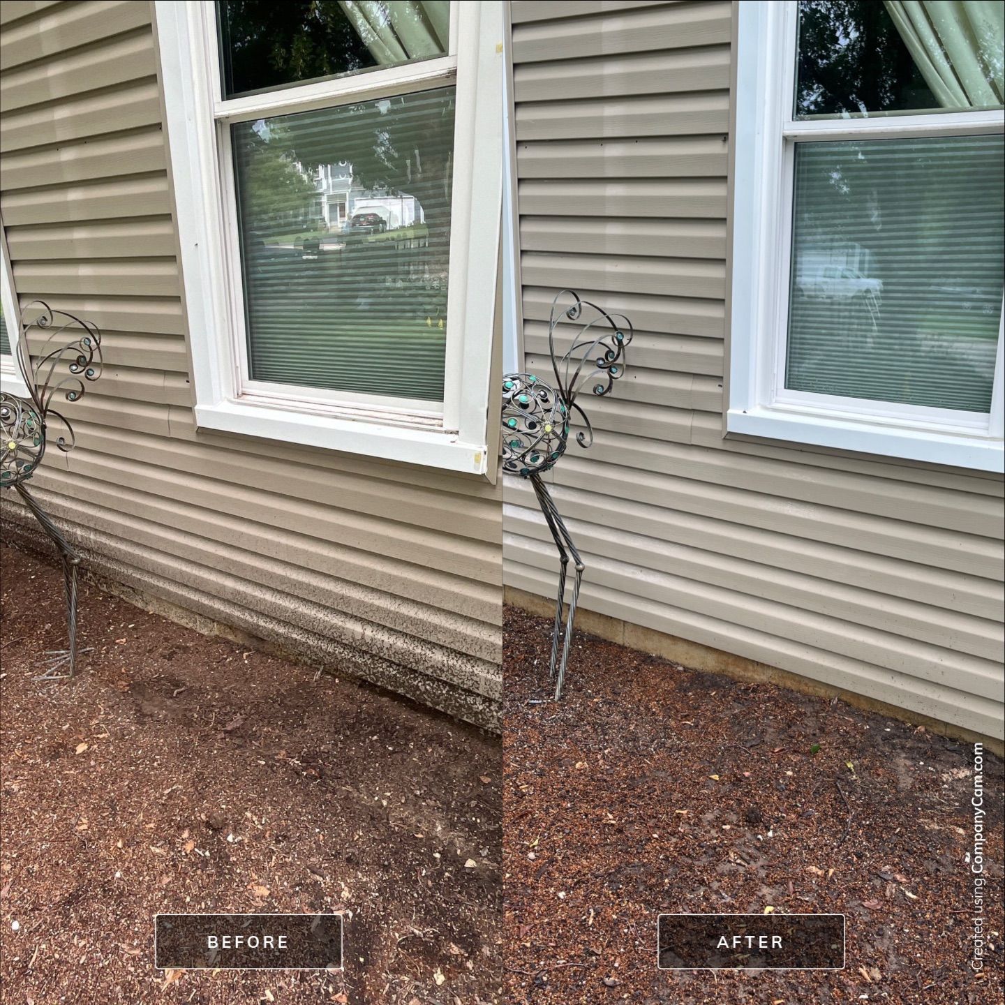 Project in Island Lake by Simmons Power & Soft Washing