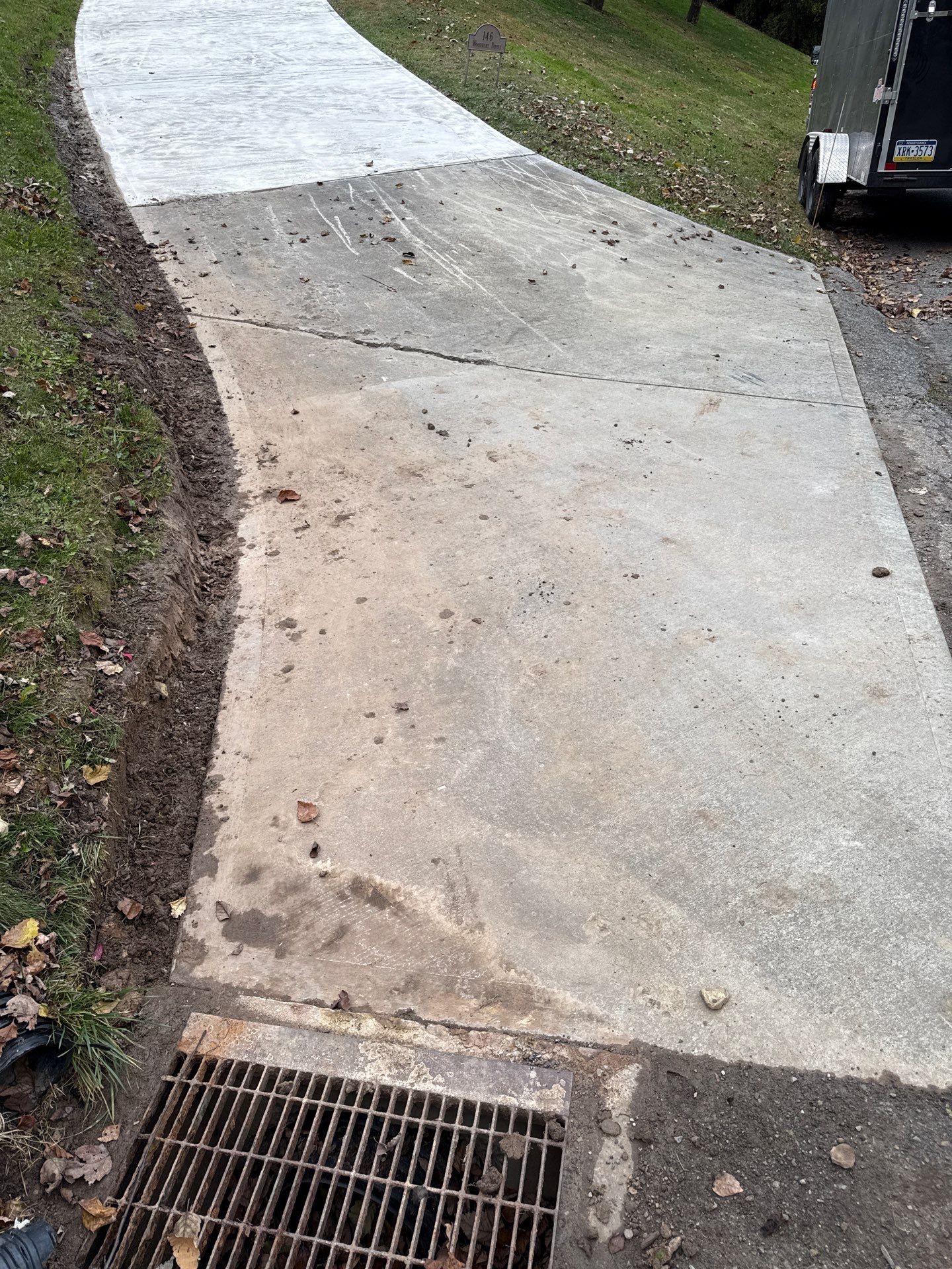 Steep Driveway Project in Sarver by Floors in a Day, Inc