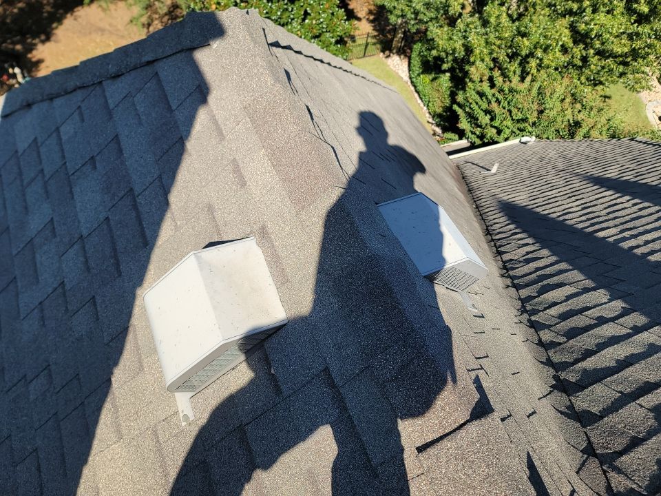 Insurance Claim Roof and Gutters using Owens Corning - Duration- Estate Gray -New Gutters - Exterior paint by Tex-Line Roofing