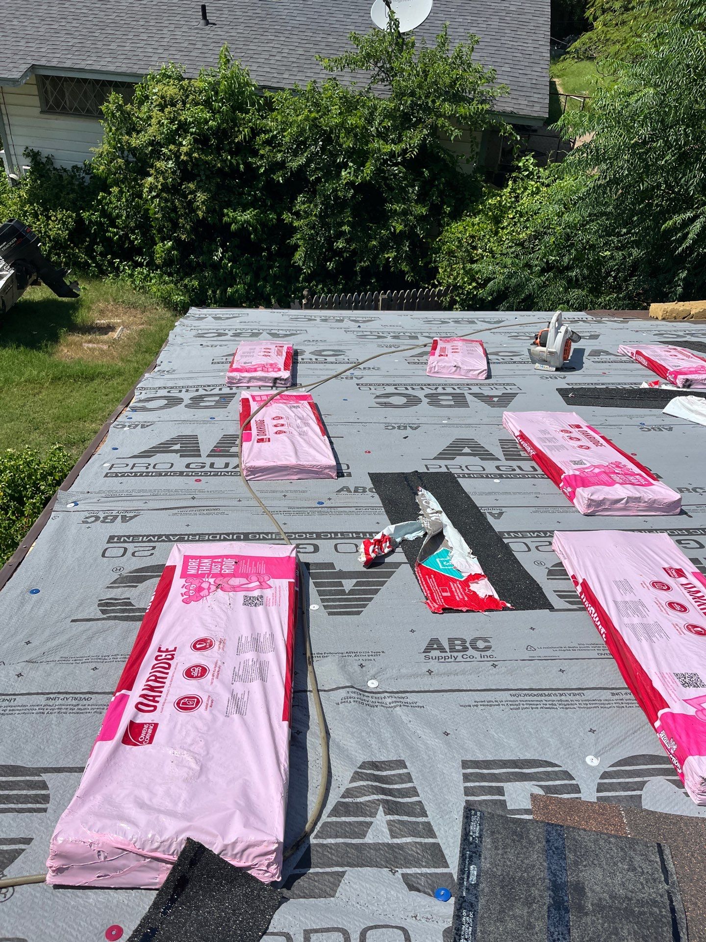 Reroof after a Storm OC Oakridge  by Berry Good Roofing 