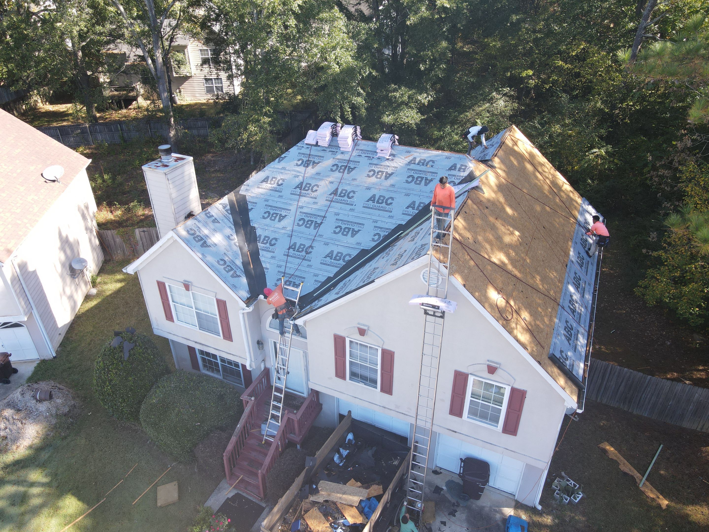 Residential Roofing Installation using Owens Corning by Inspector Roofing and Restoration