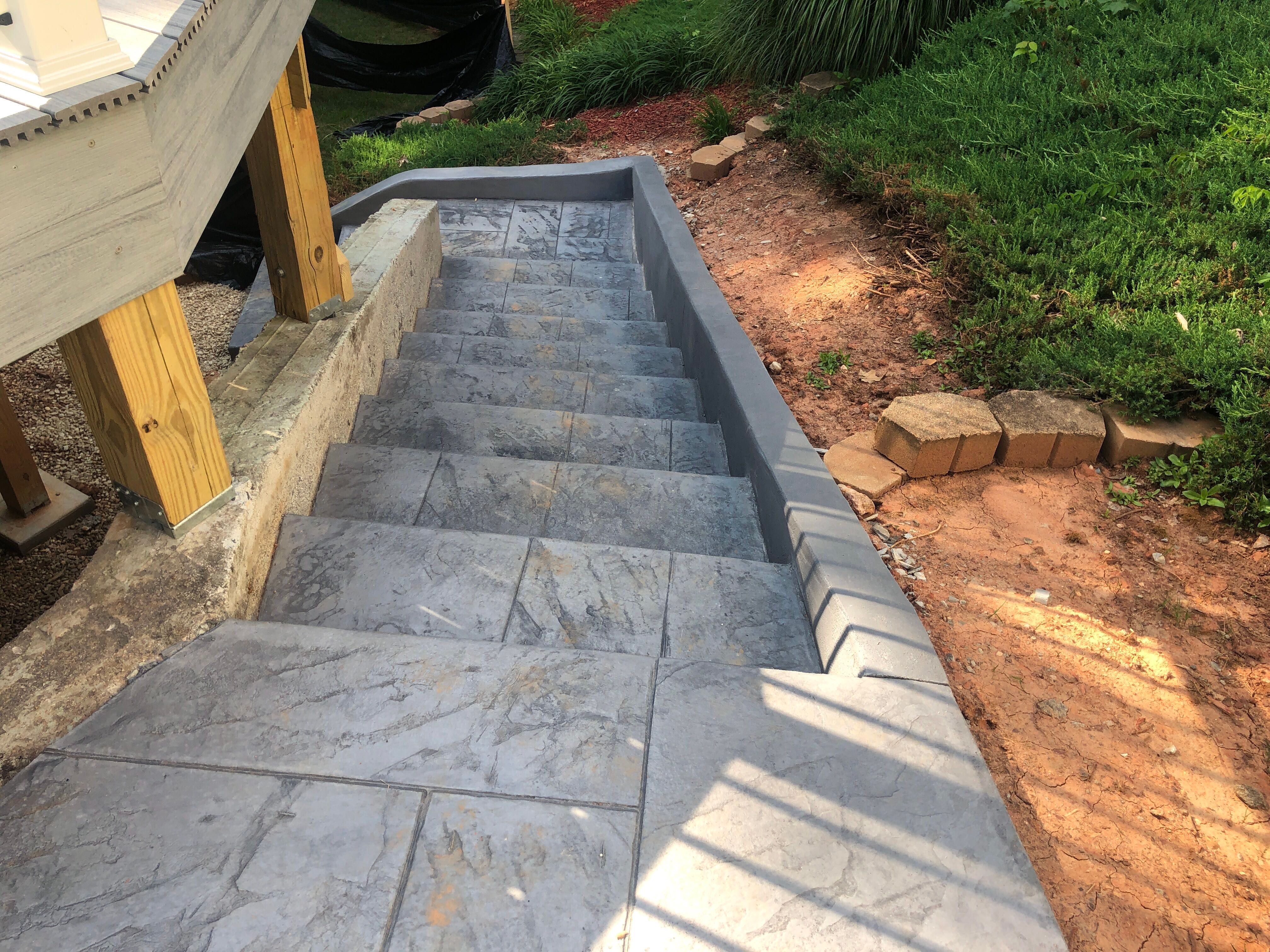 Composite Deck Replacement and Stamped Concrete Patio in Kennesaw by Swift Home Renovations