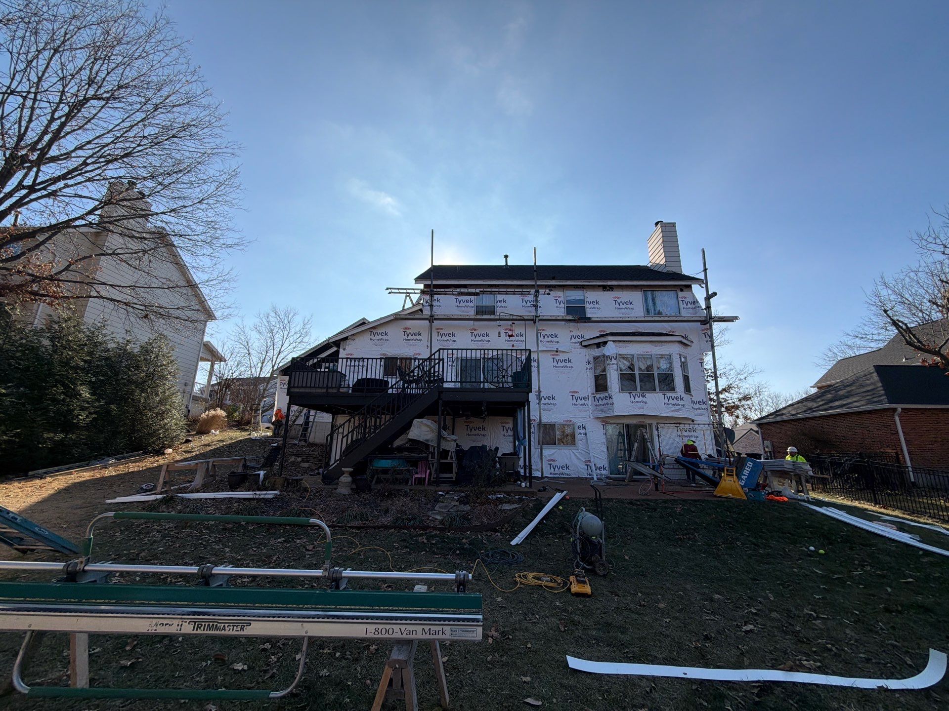 Project in St. Louis by Acute Roofing And Exteriors 