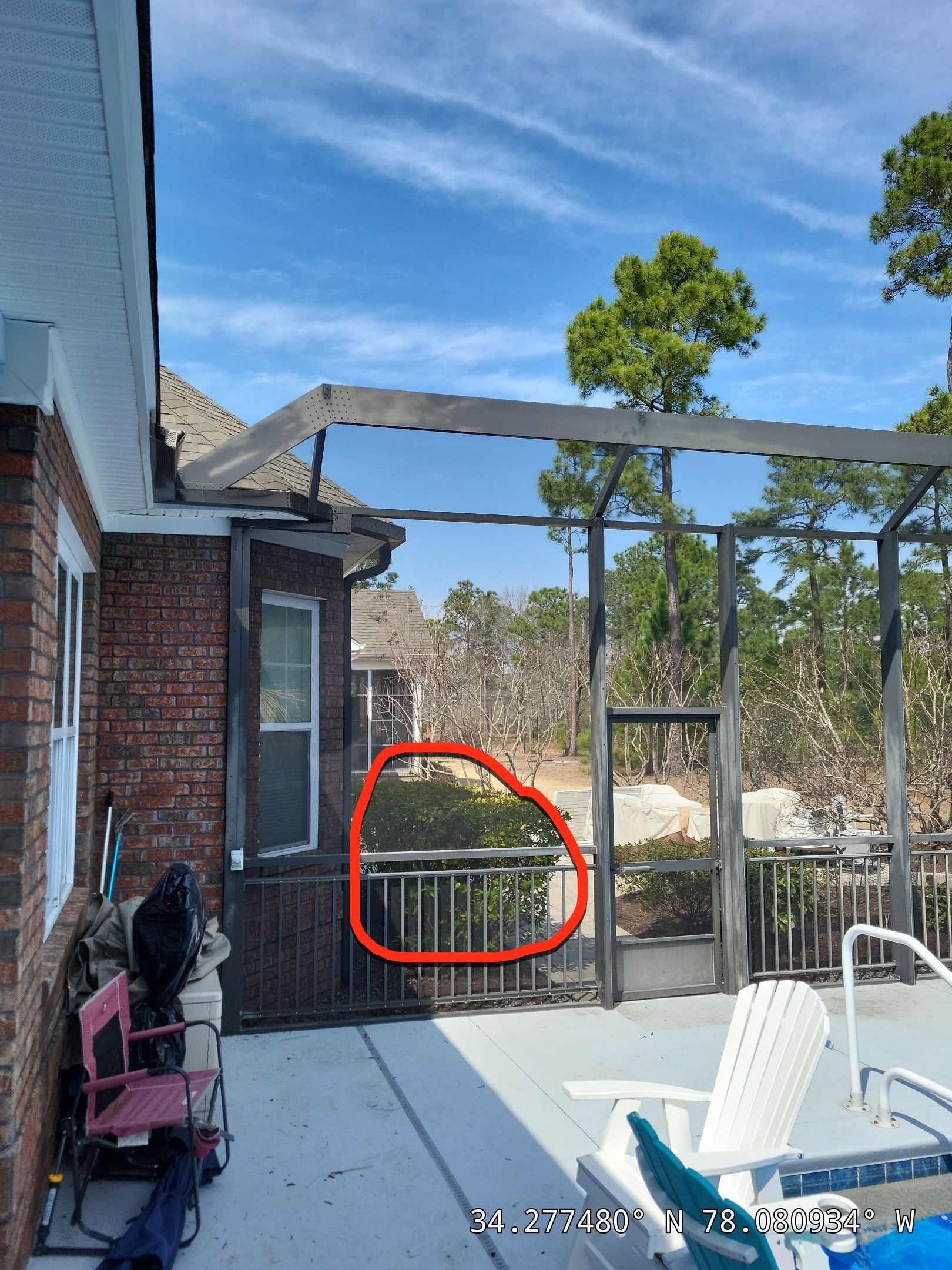 Pool Enclosure and Outdoor Living Space Storm Damage Repair by RGR Construction and Roofing, LLC