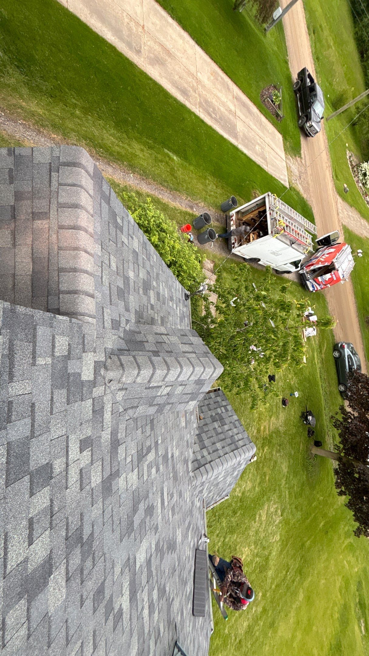 Roof Replacement using Owens Corning Estate Gray by 180 Contractors